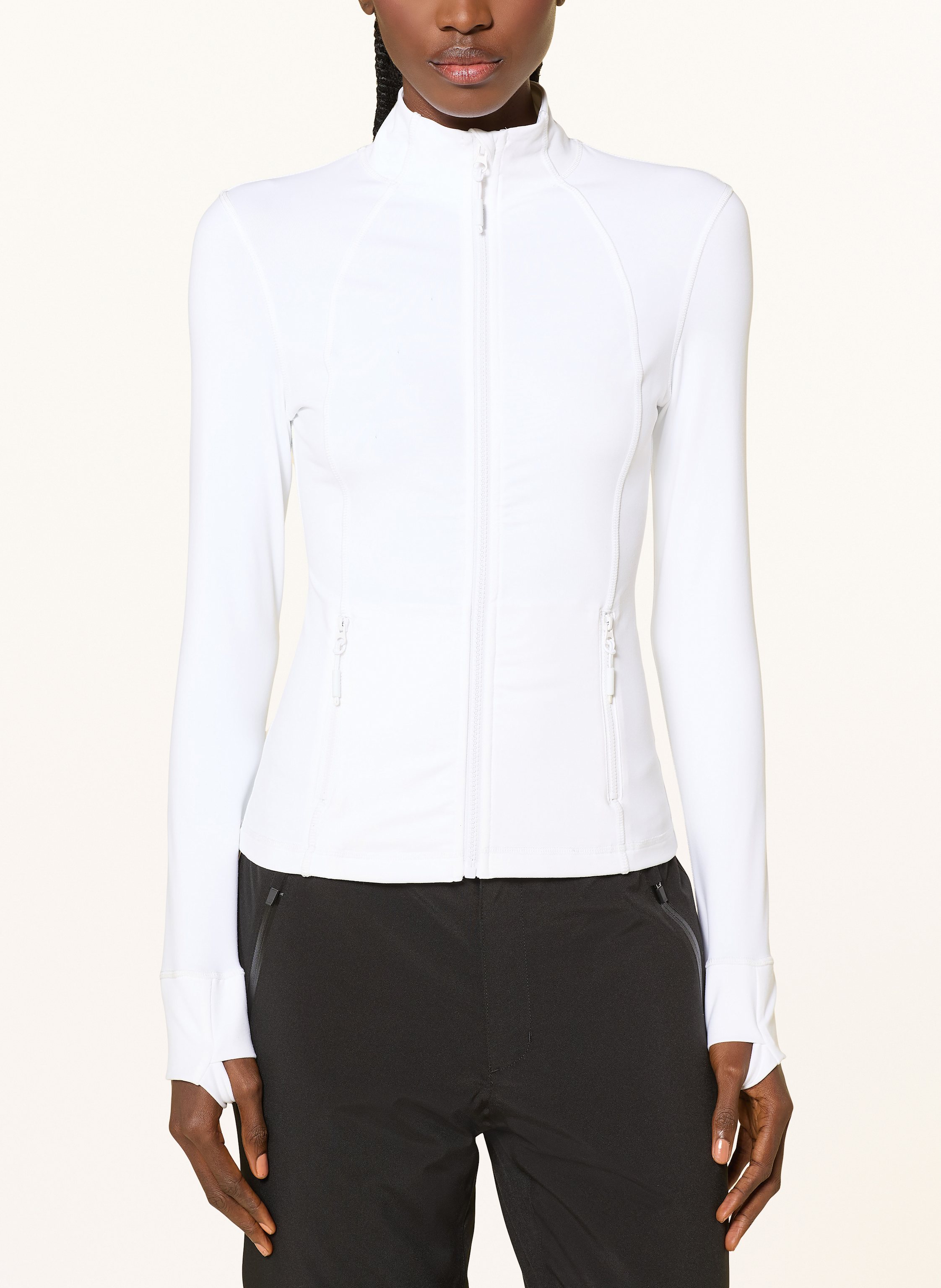Thumbnail - Mrs & Hugs Midlayer-Jacke weiss