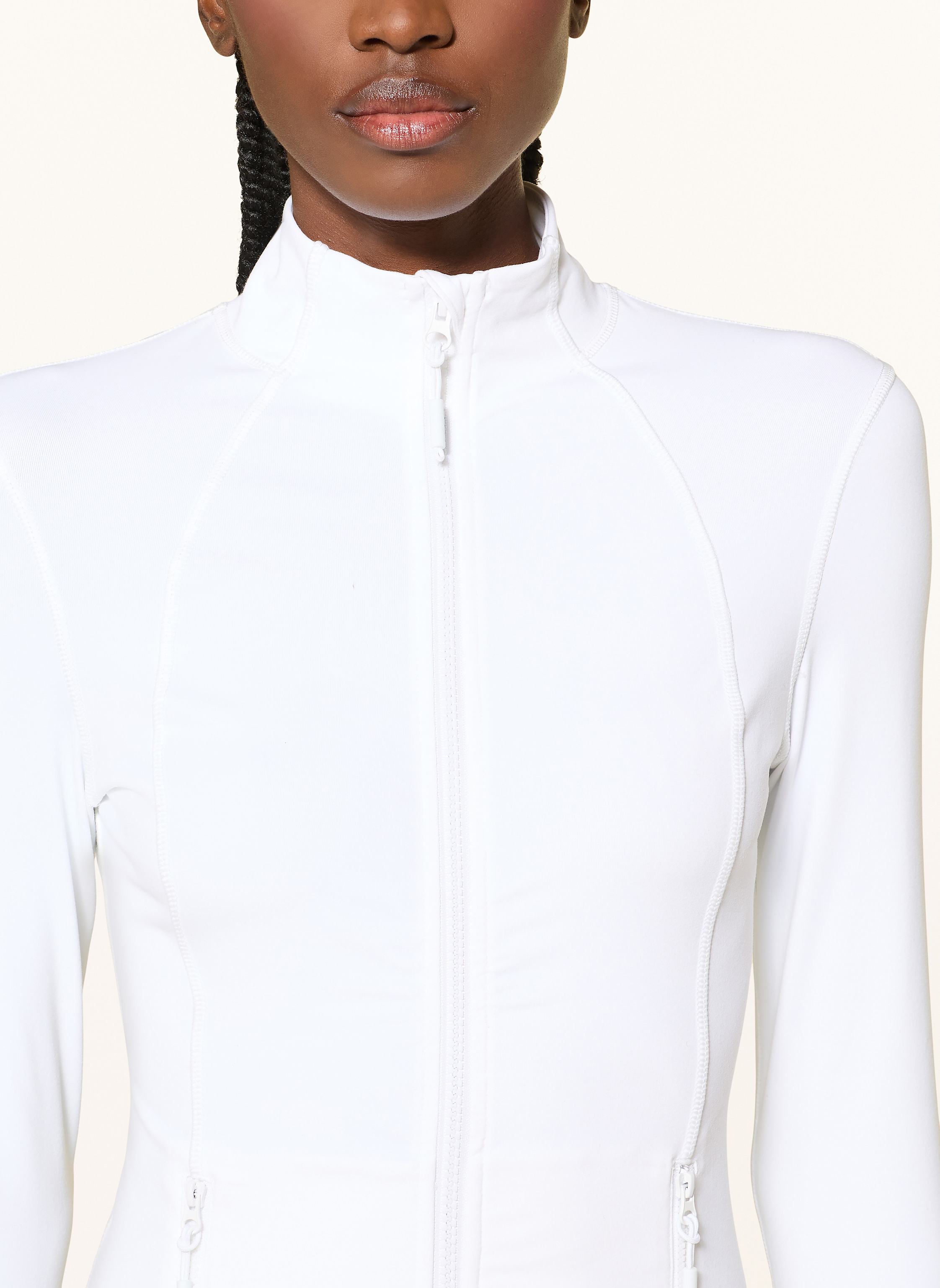 Thumbnail - Mrs & Hugs Midlayer-Jacke weiss