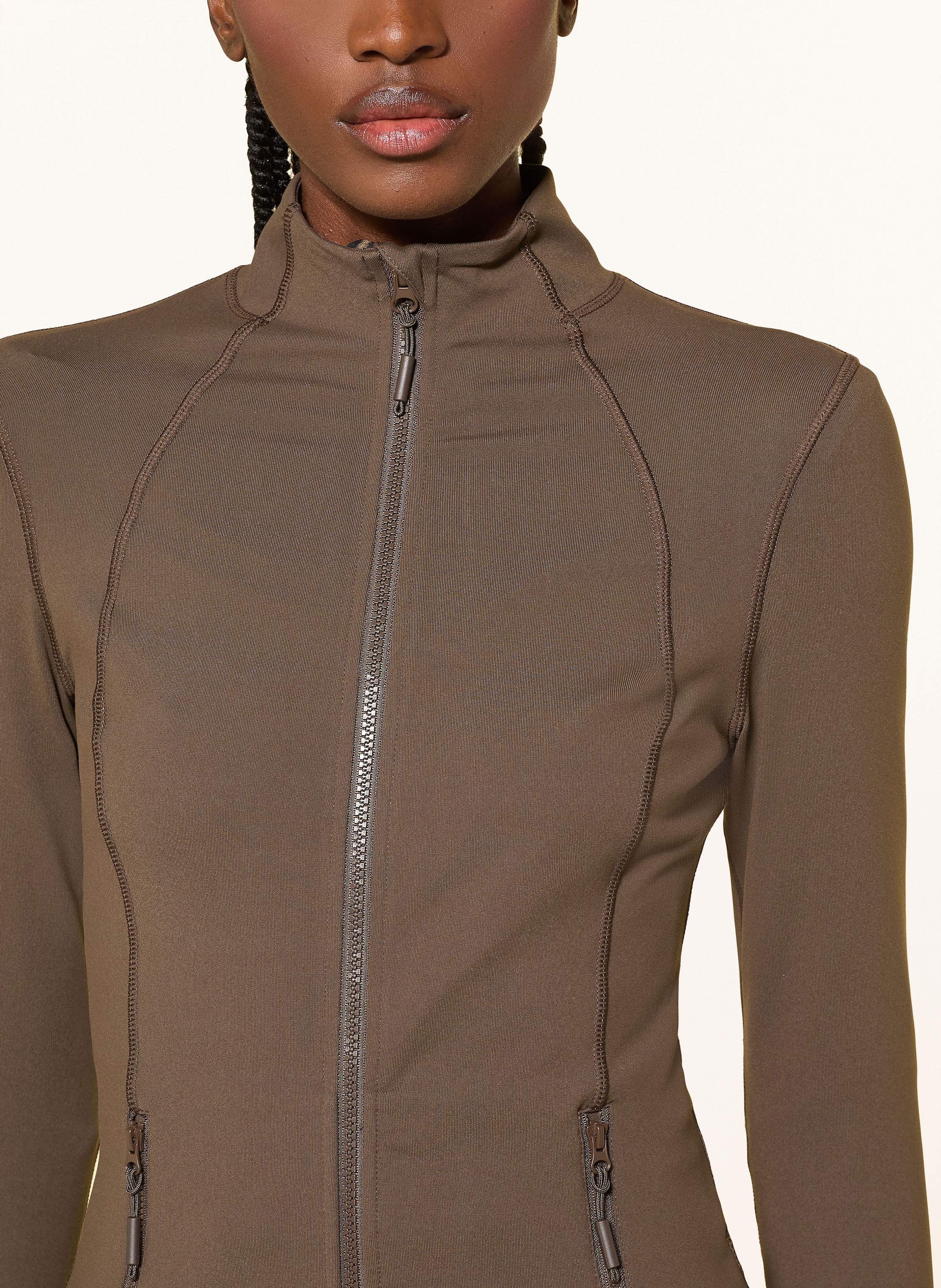 Thumbnail - Mrs & Hugs Midlayer-Jacke braun
