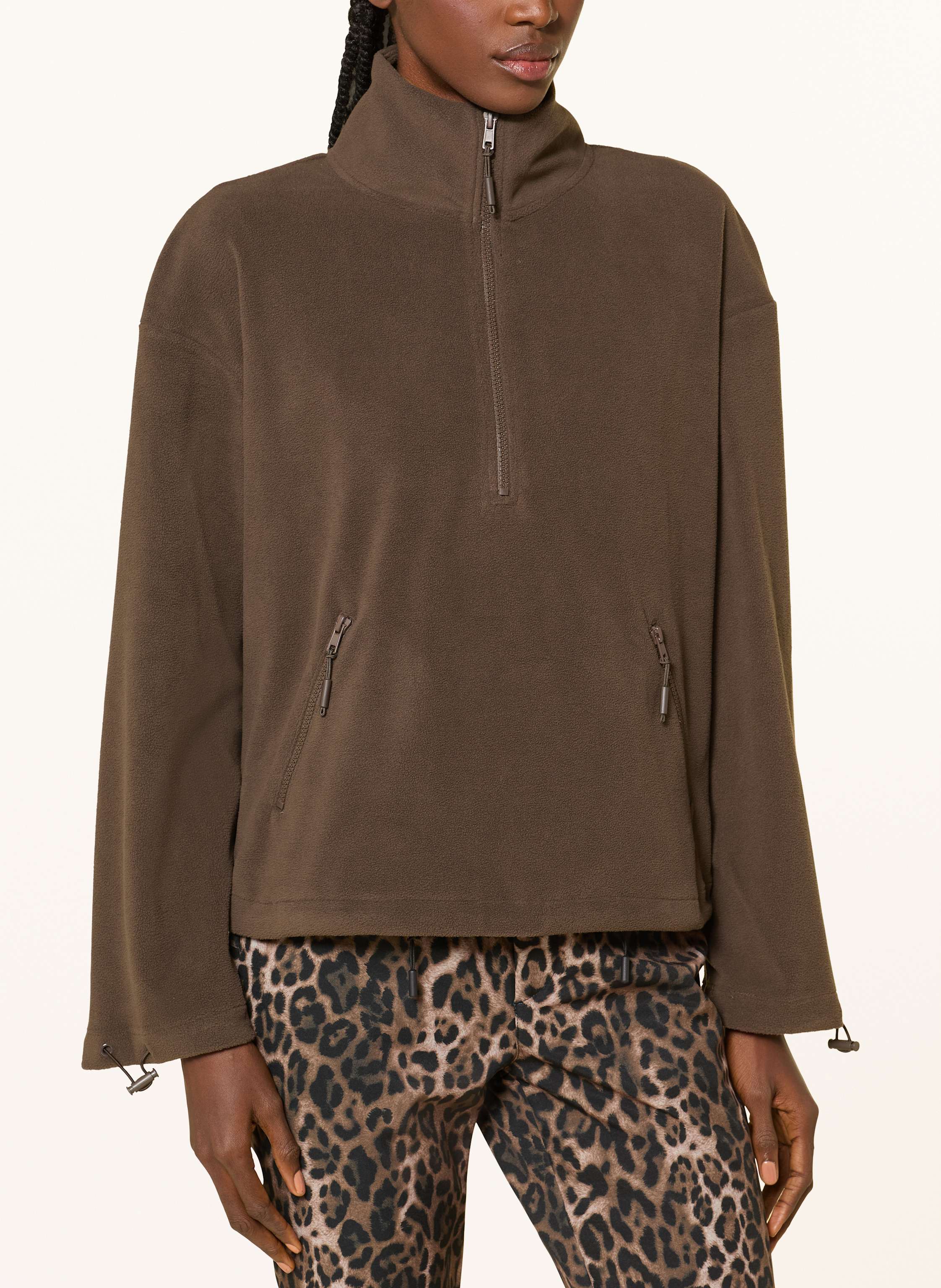 Thumbnail - Mrs & Hugs Fleece-Troyer braun