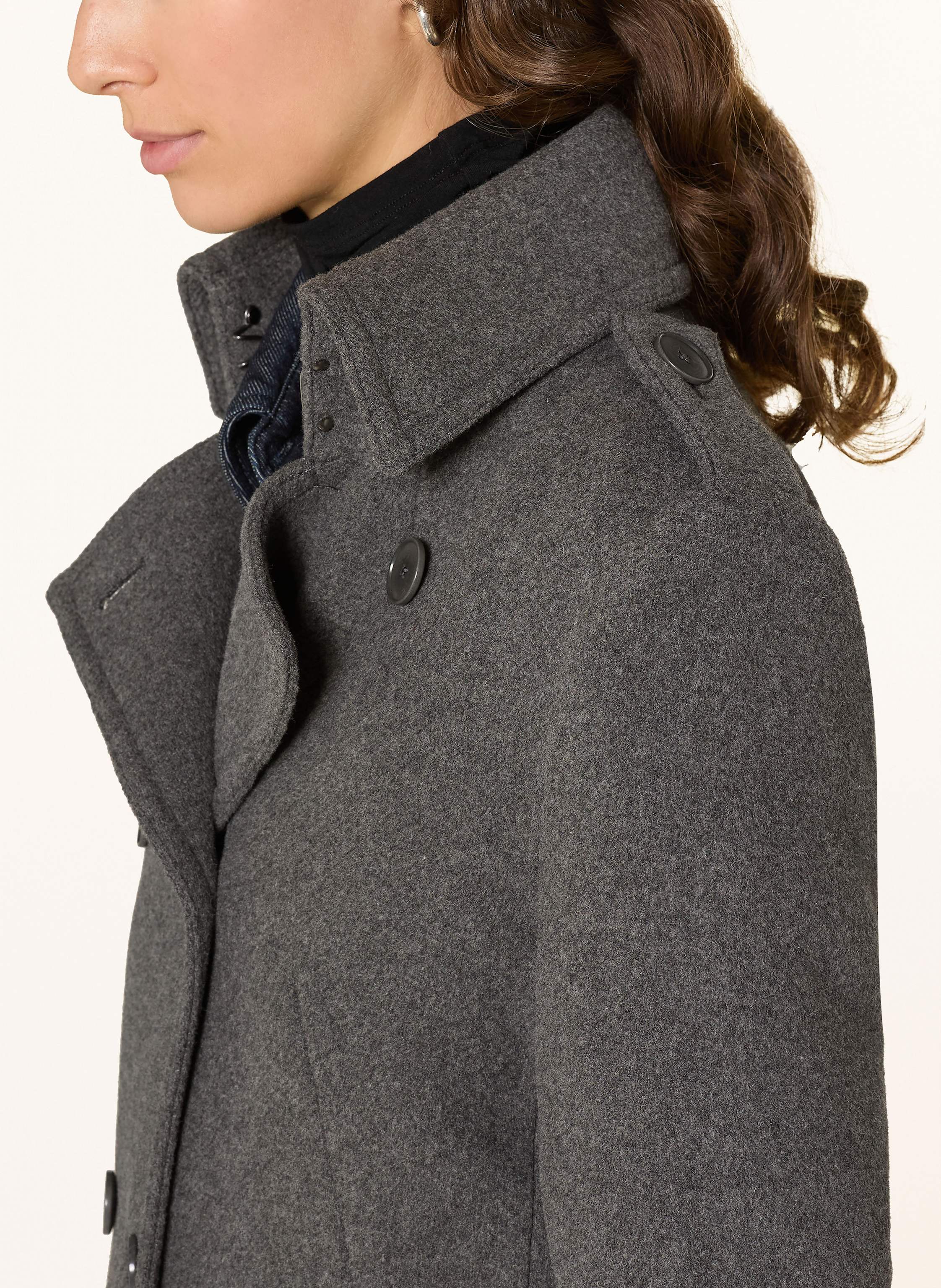 Thumbnail - Drykorn Mantel Harleston grau