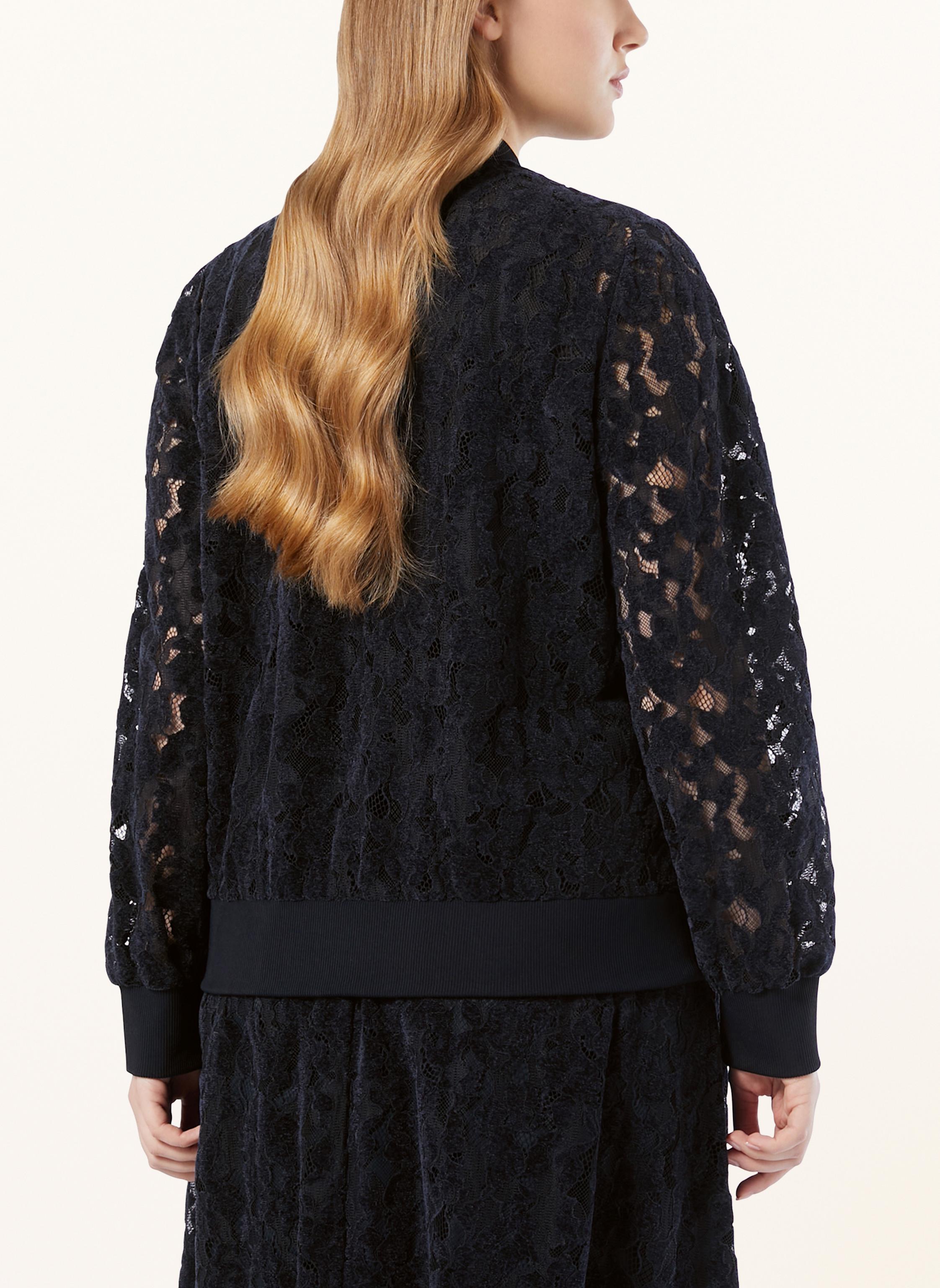 Thumbnail - Persona Marina Rinaldi Blouson Vaimy Aus Spitze blau