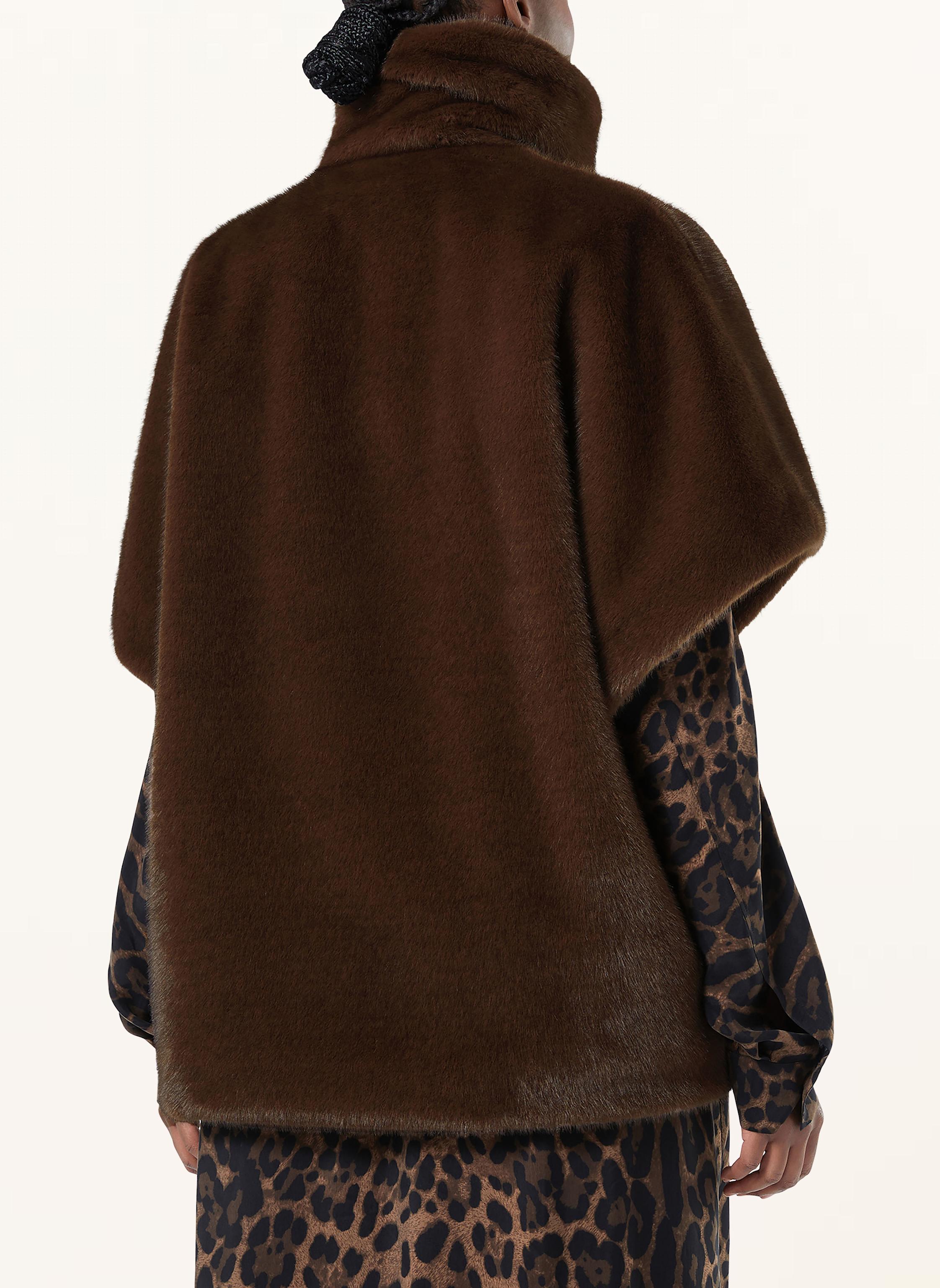 Thumbnail - Marina Rinaldi Kunstpelz-Cape Zenit braun