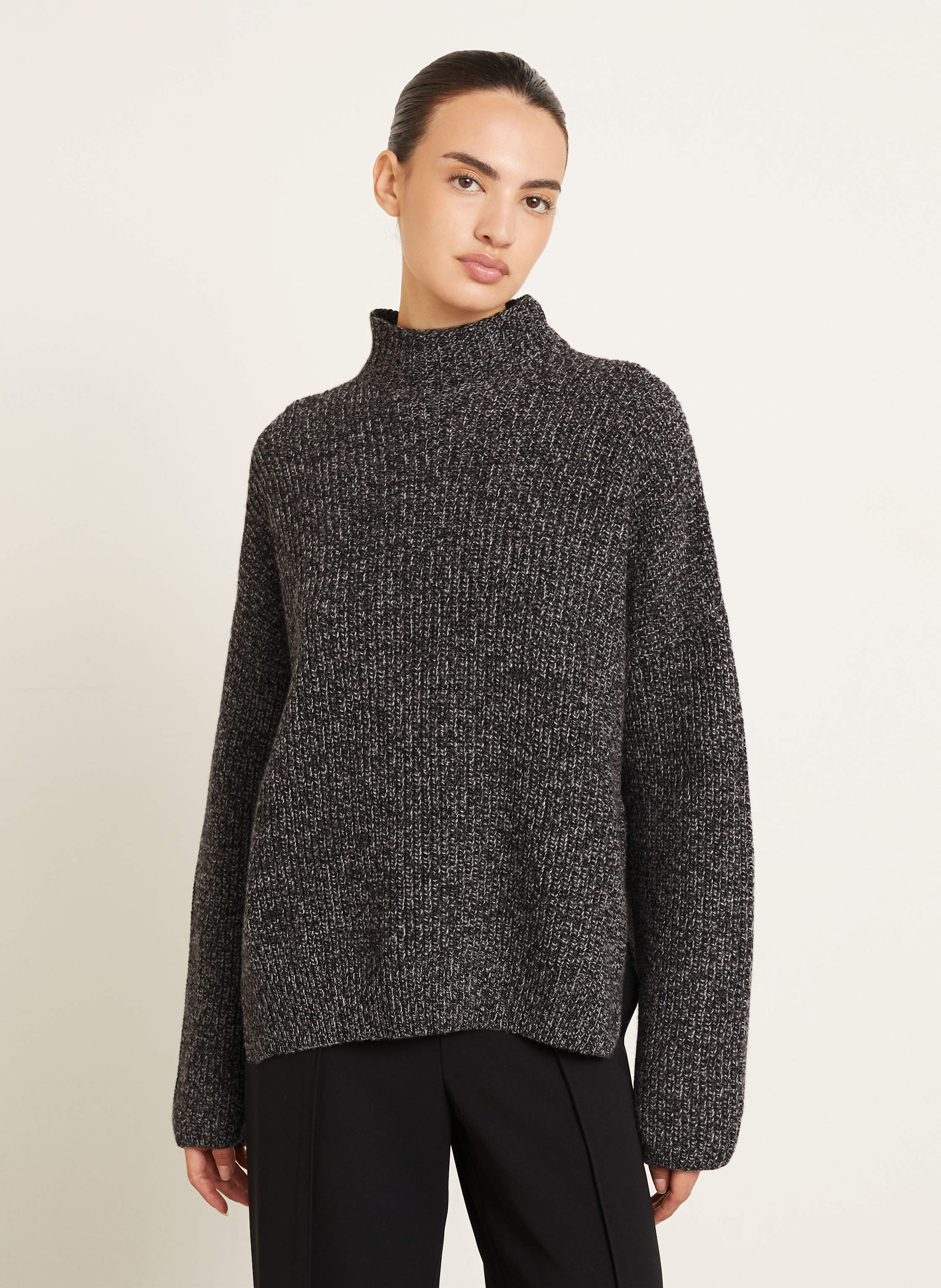 Thumbnail - Gauchere Pullover grau