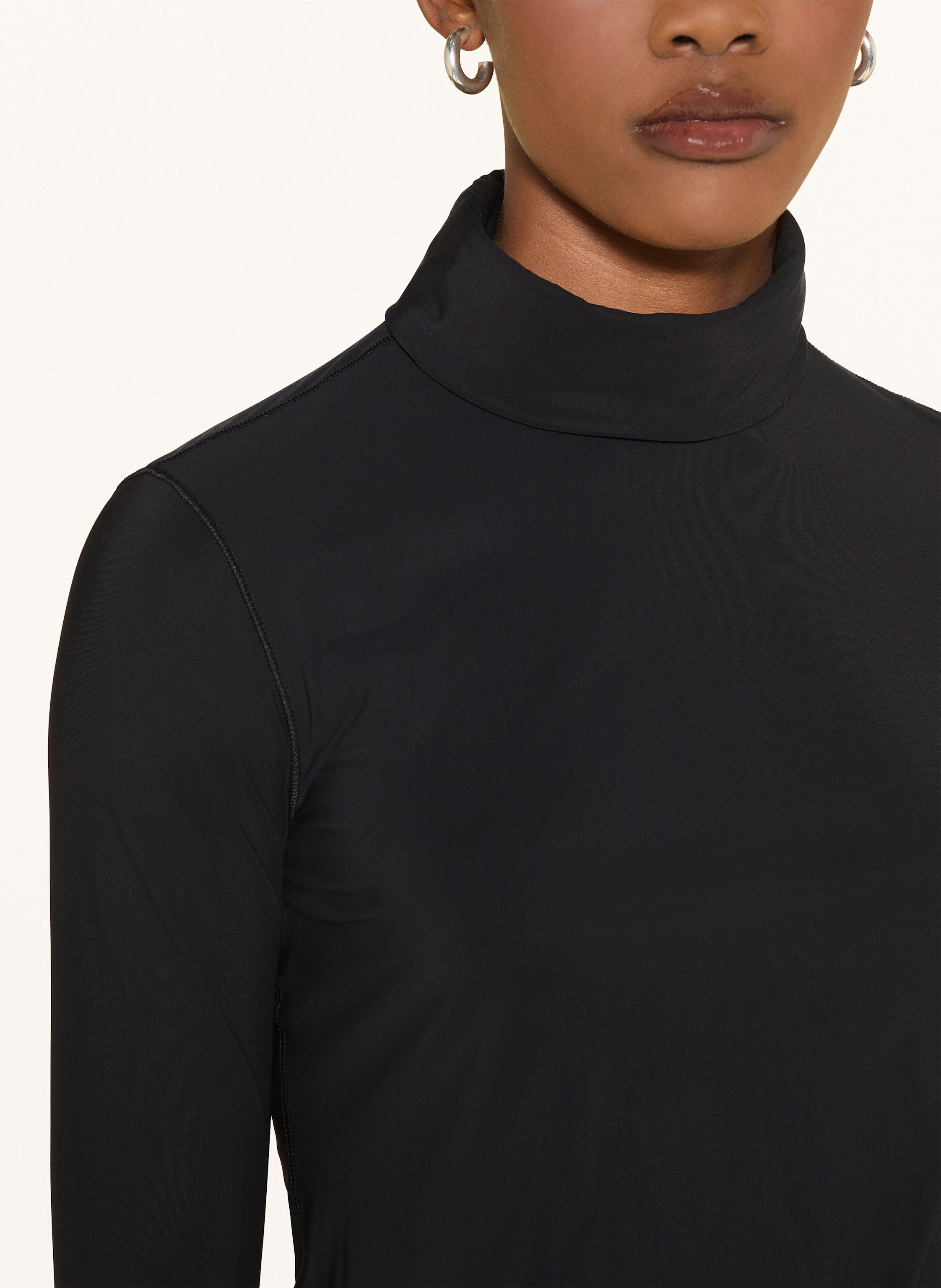 Thumbnail - Dorothee Schumacher Rollkragenshirt Perfect Match schwarz