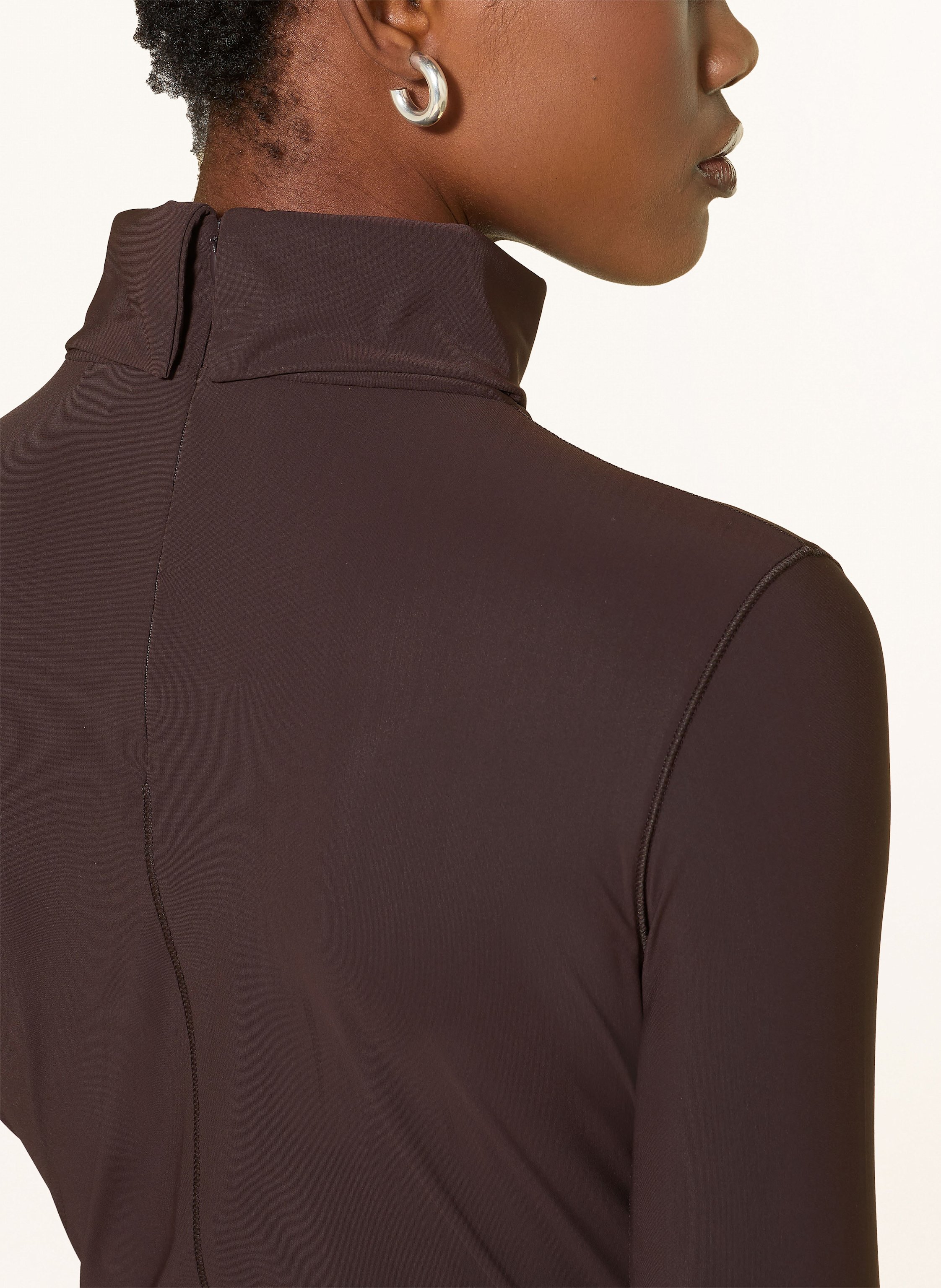 Thumbnail - Dorothee Schumacher Rollkragenshirt Perfect Match braun