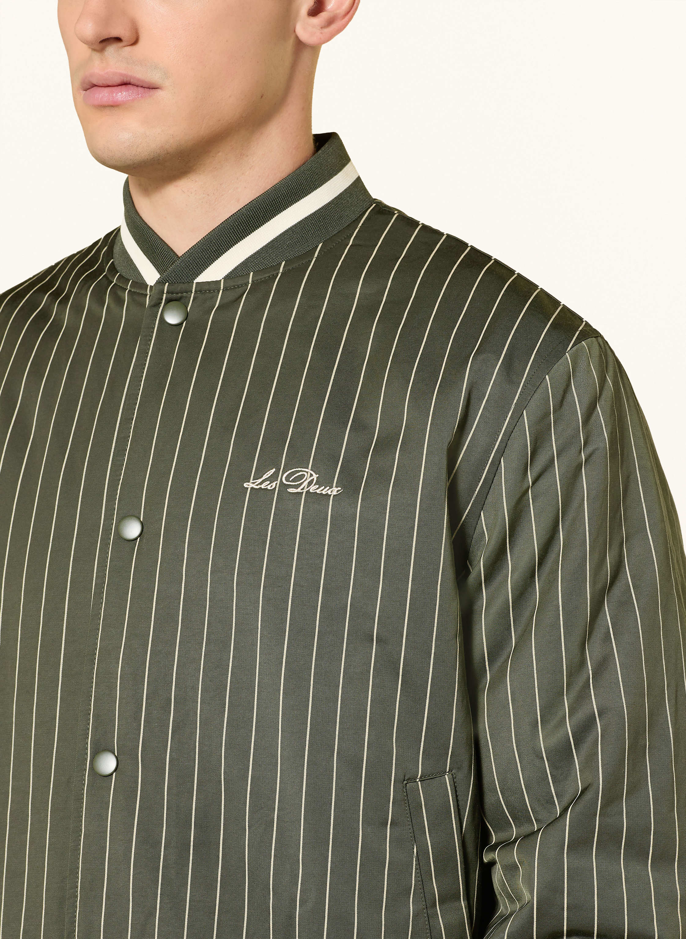 Thumbnail - Les Deux Blouson Varsity gruen