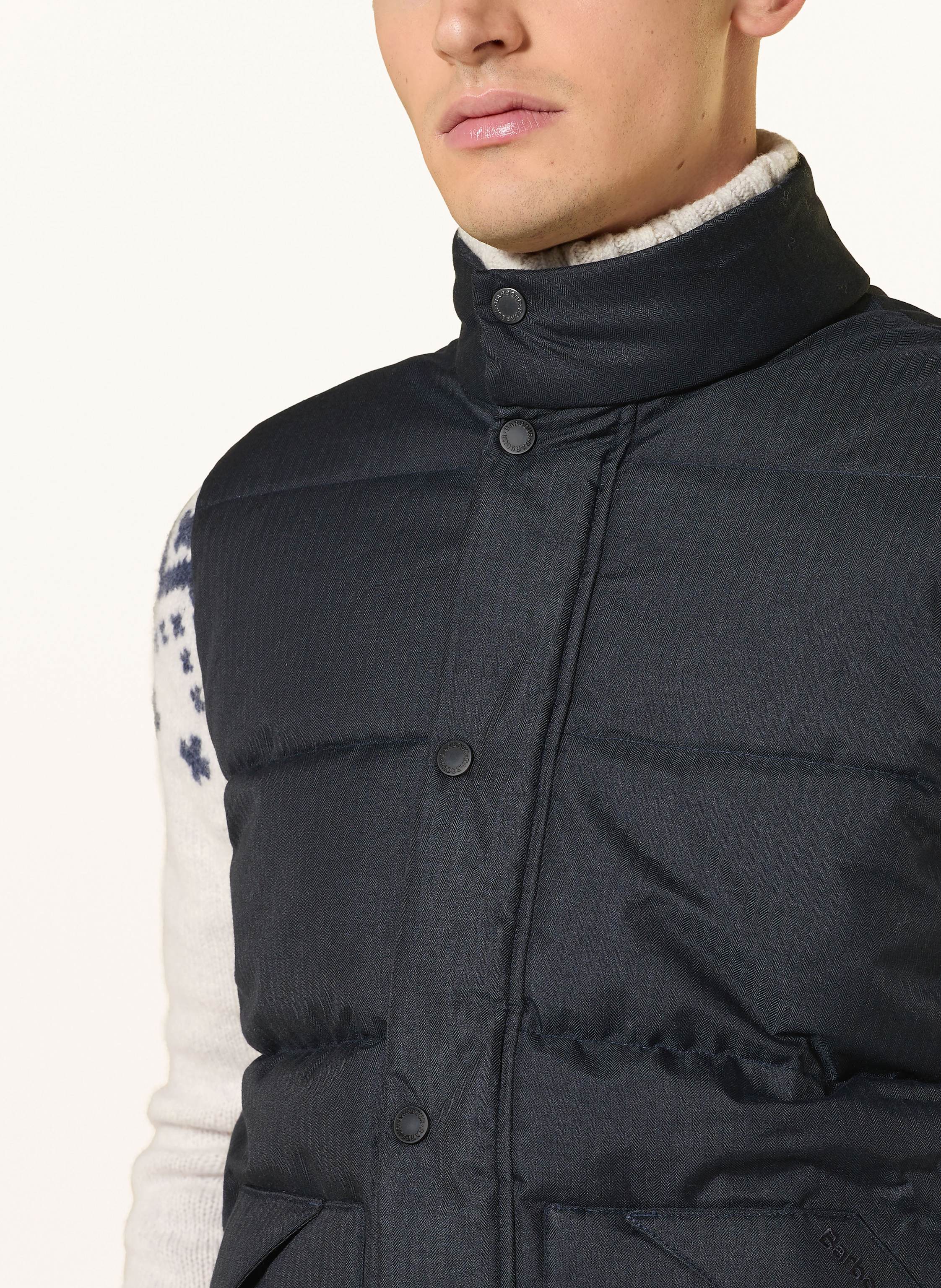 Thumbnail - Barbour Steppweste Brampton blau