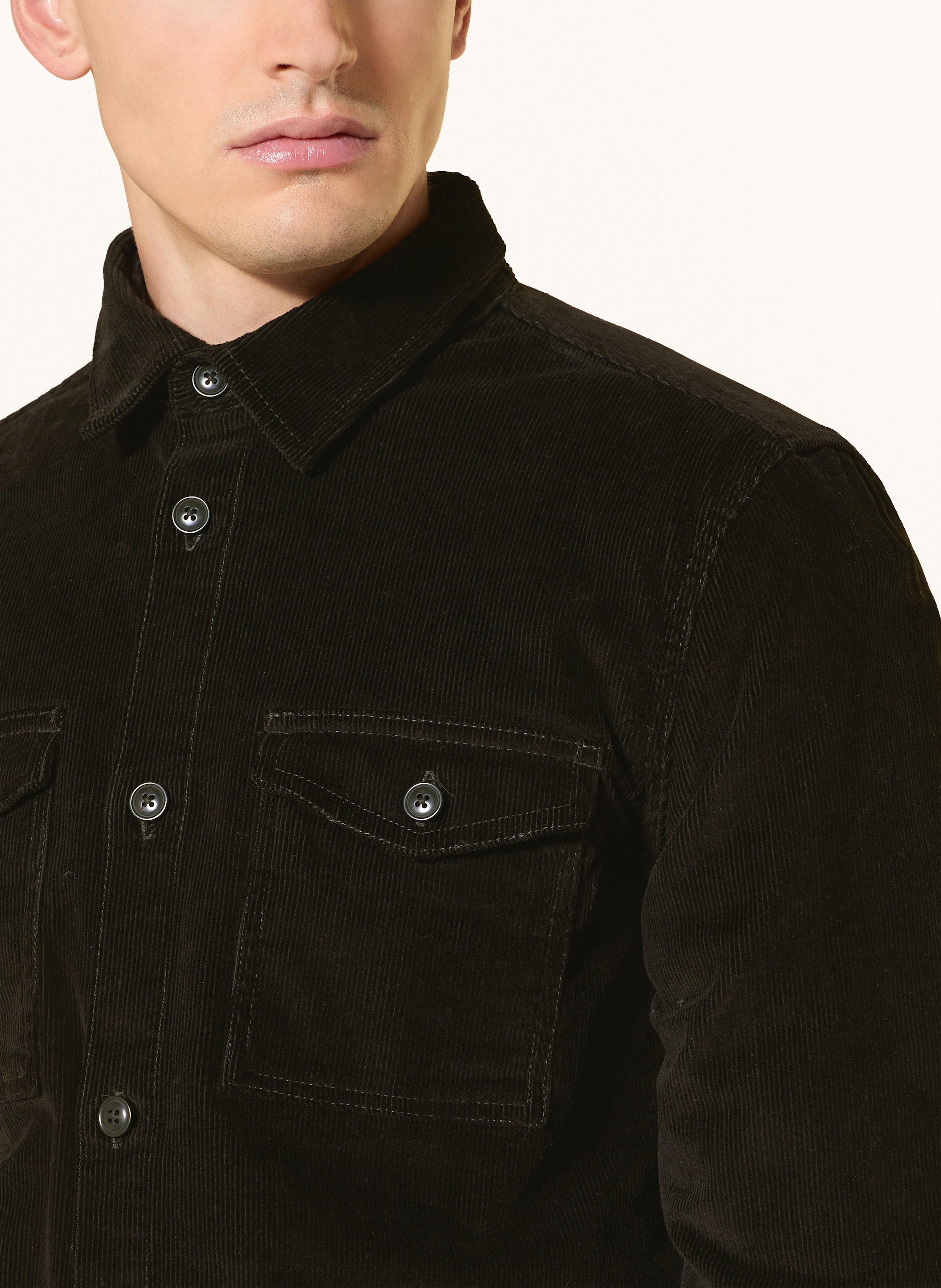 Thumbnail - Barbour Cord-Overshirt gruen