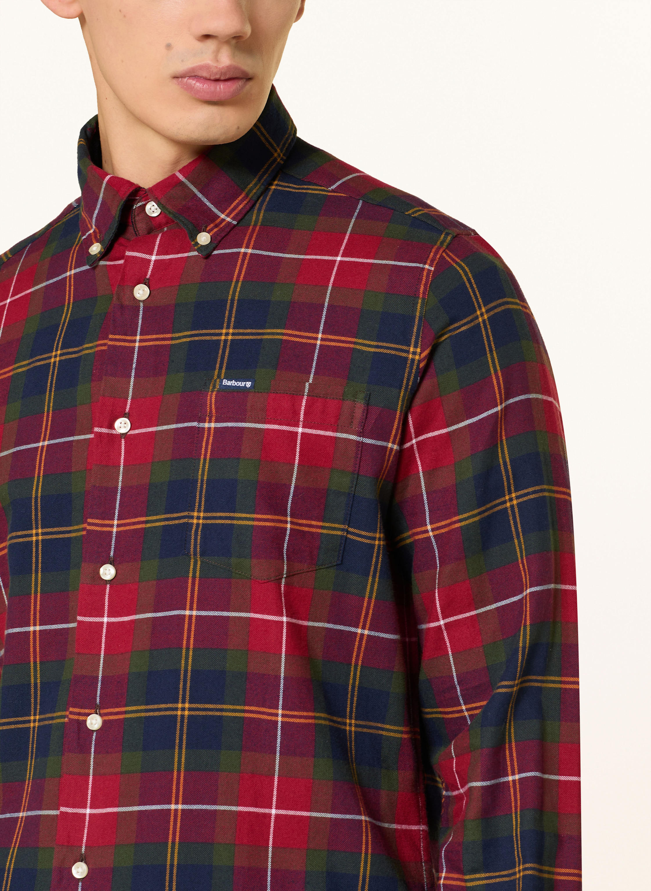 Thumbnail - Barbour Hemd Tailored Fit rot