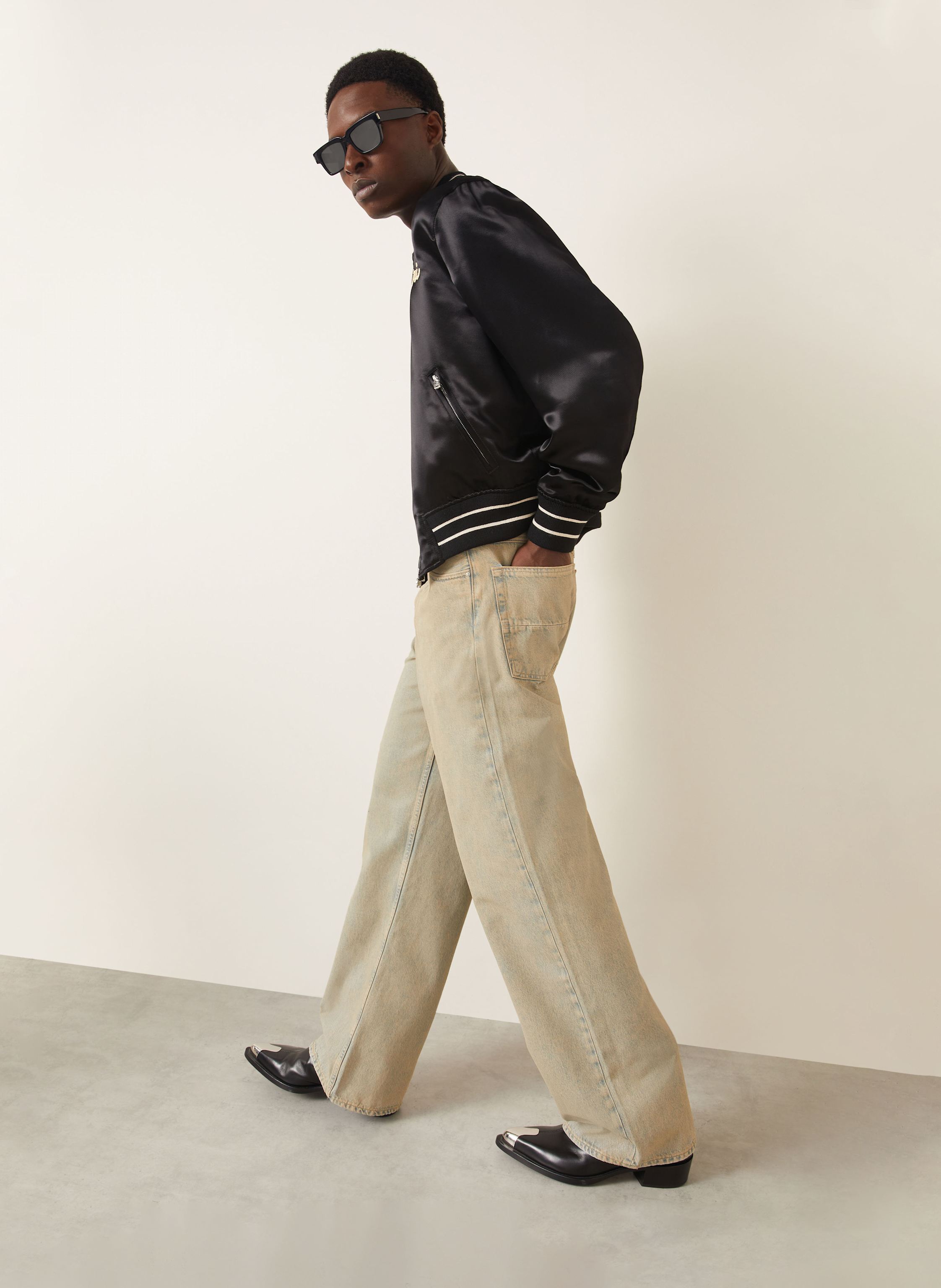 Thumbnail - Amiri Jeans Wide Fit blau