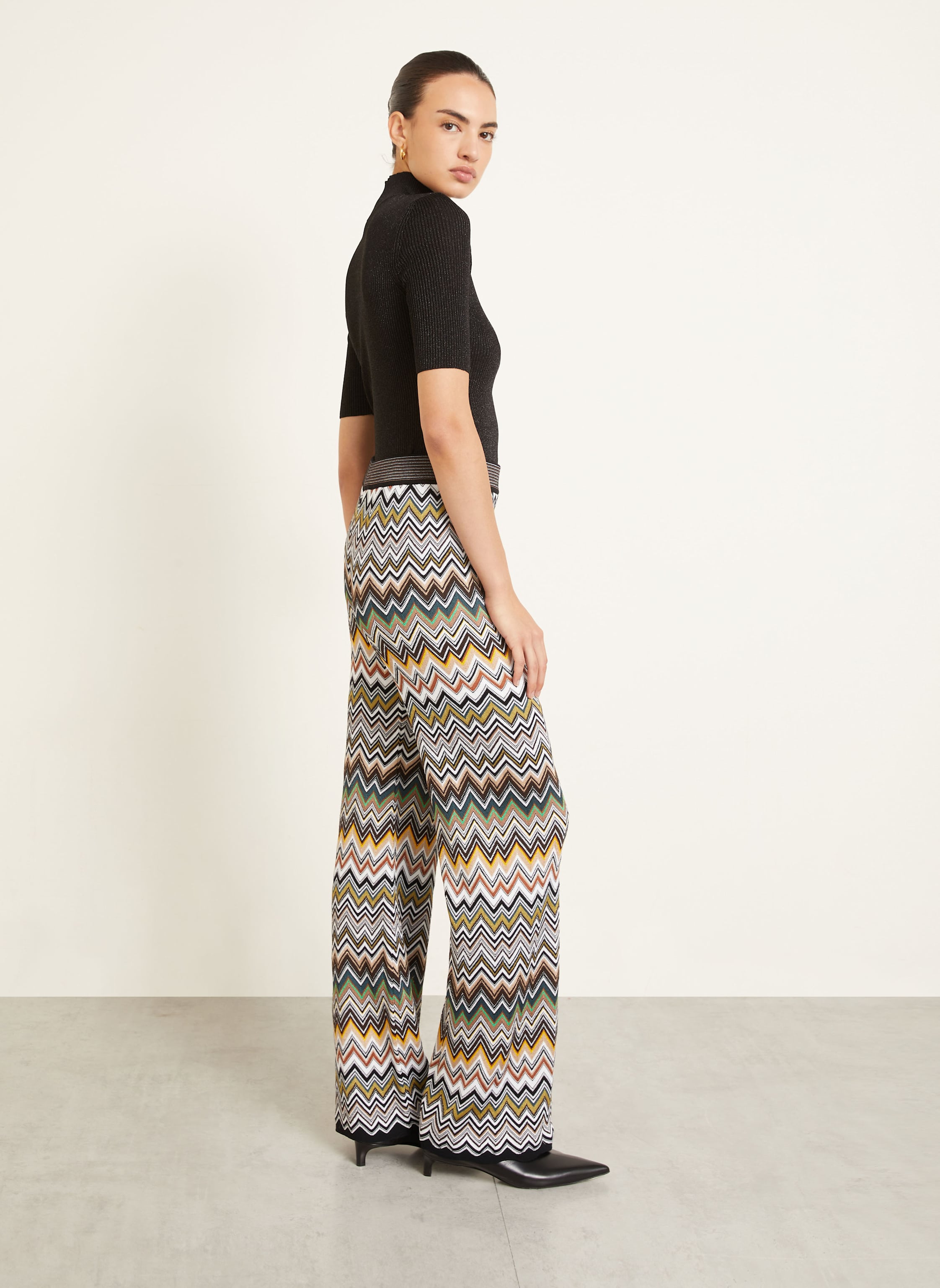 Thumbnail - Missoni Marlenehose braun
