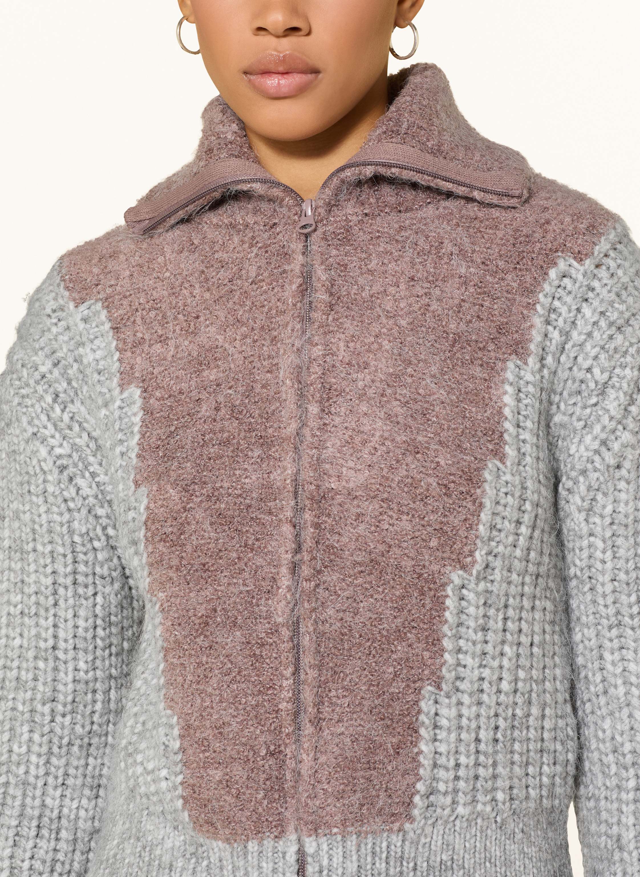 Thumbnail - Mavi Strickjacke grau