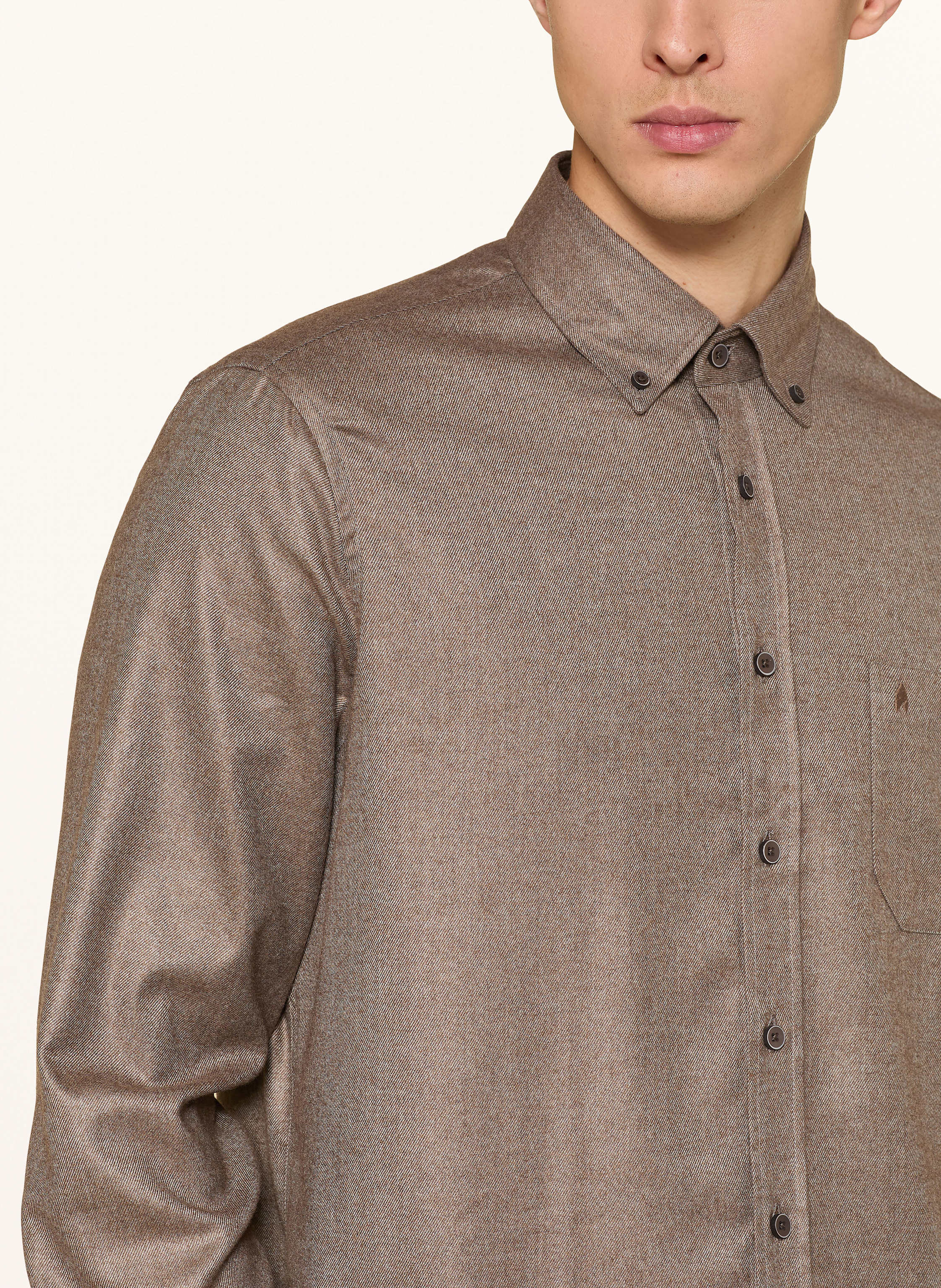 Thumbnail - Ragman Hemd Comfort Fit braun