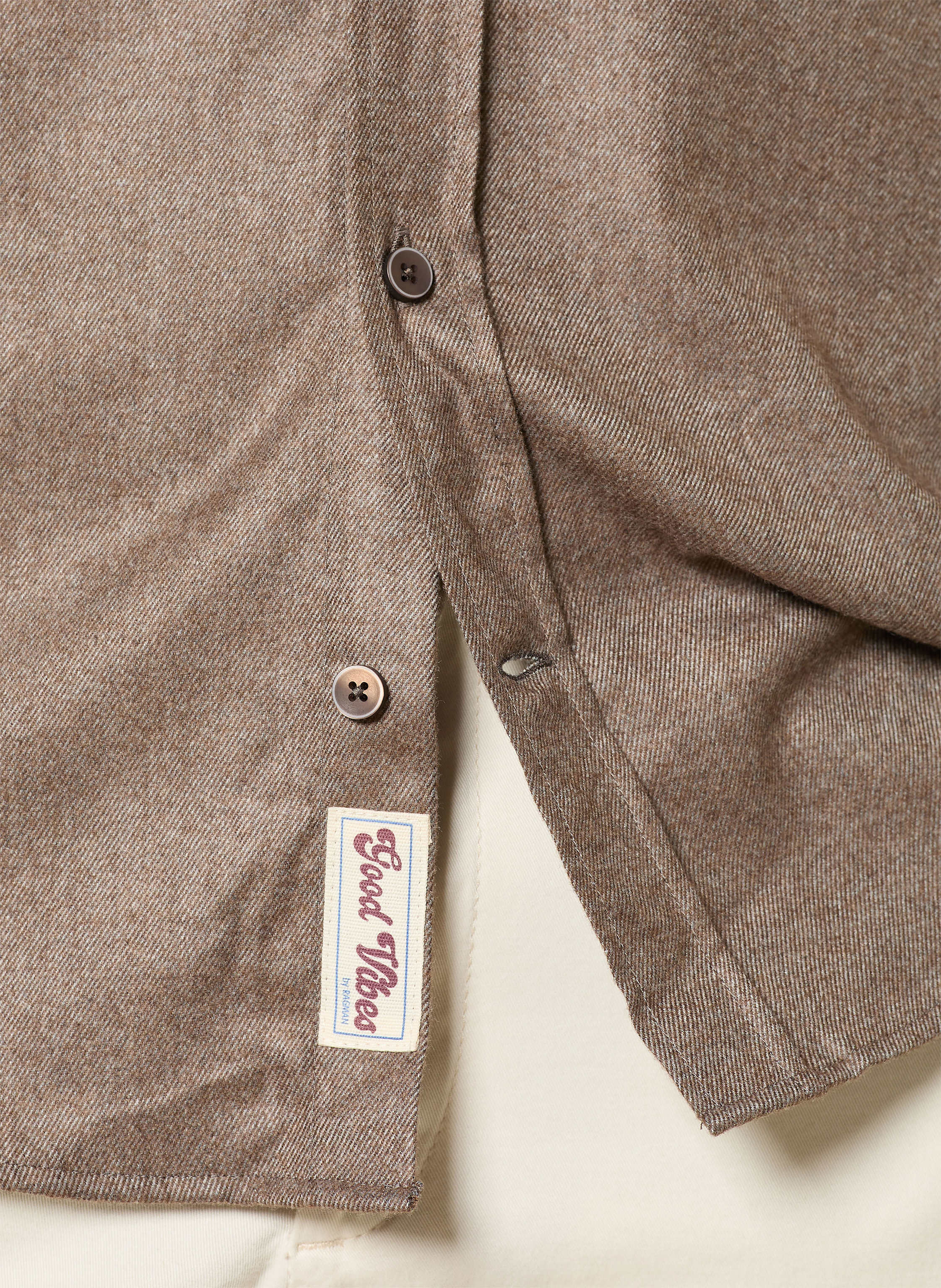 Thumbnail - Ragman Hemd Comfort Fit braun