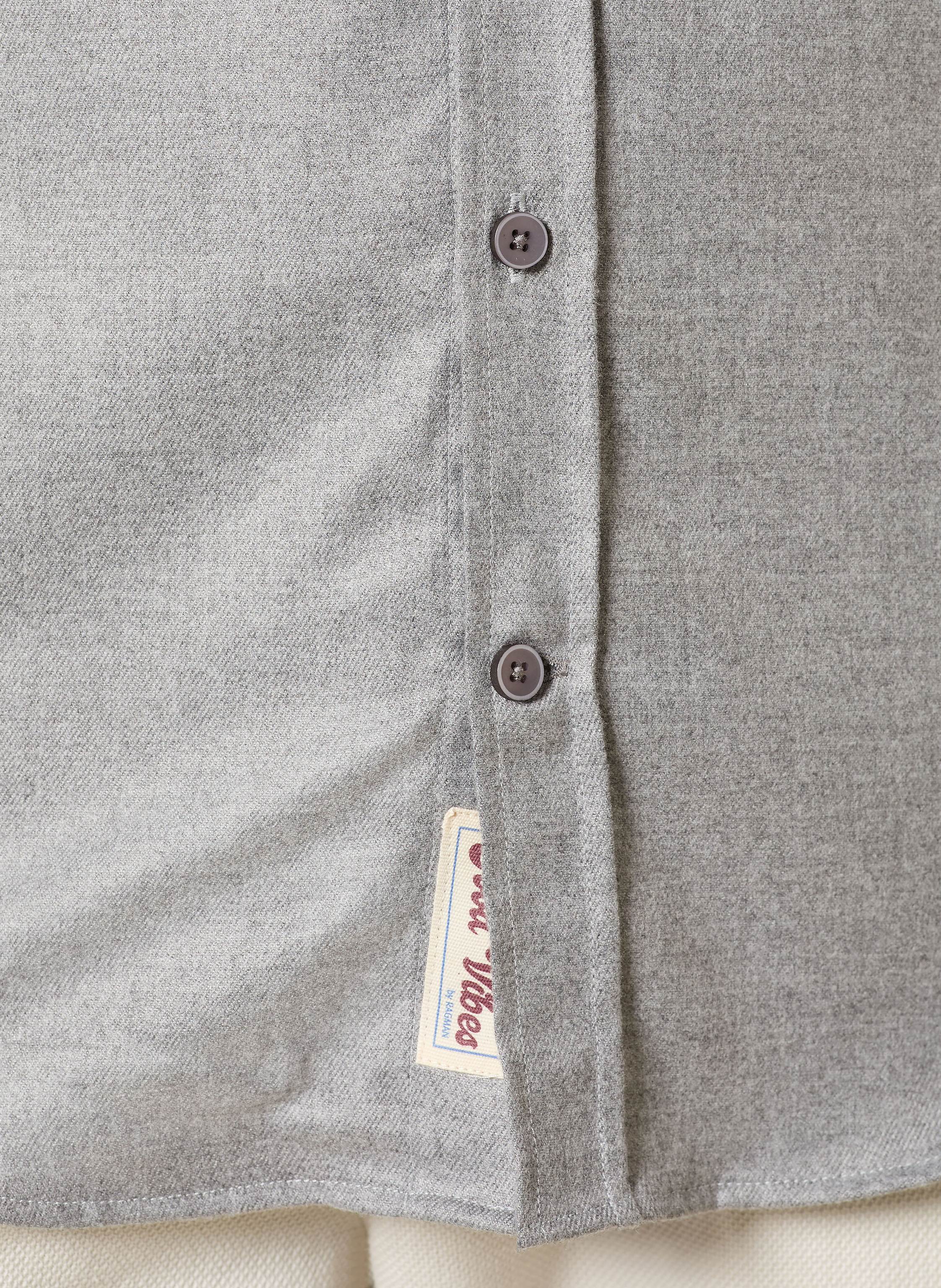 Thumbnail - Ragman Hemd Comfort Fit grau