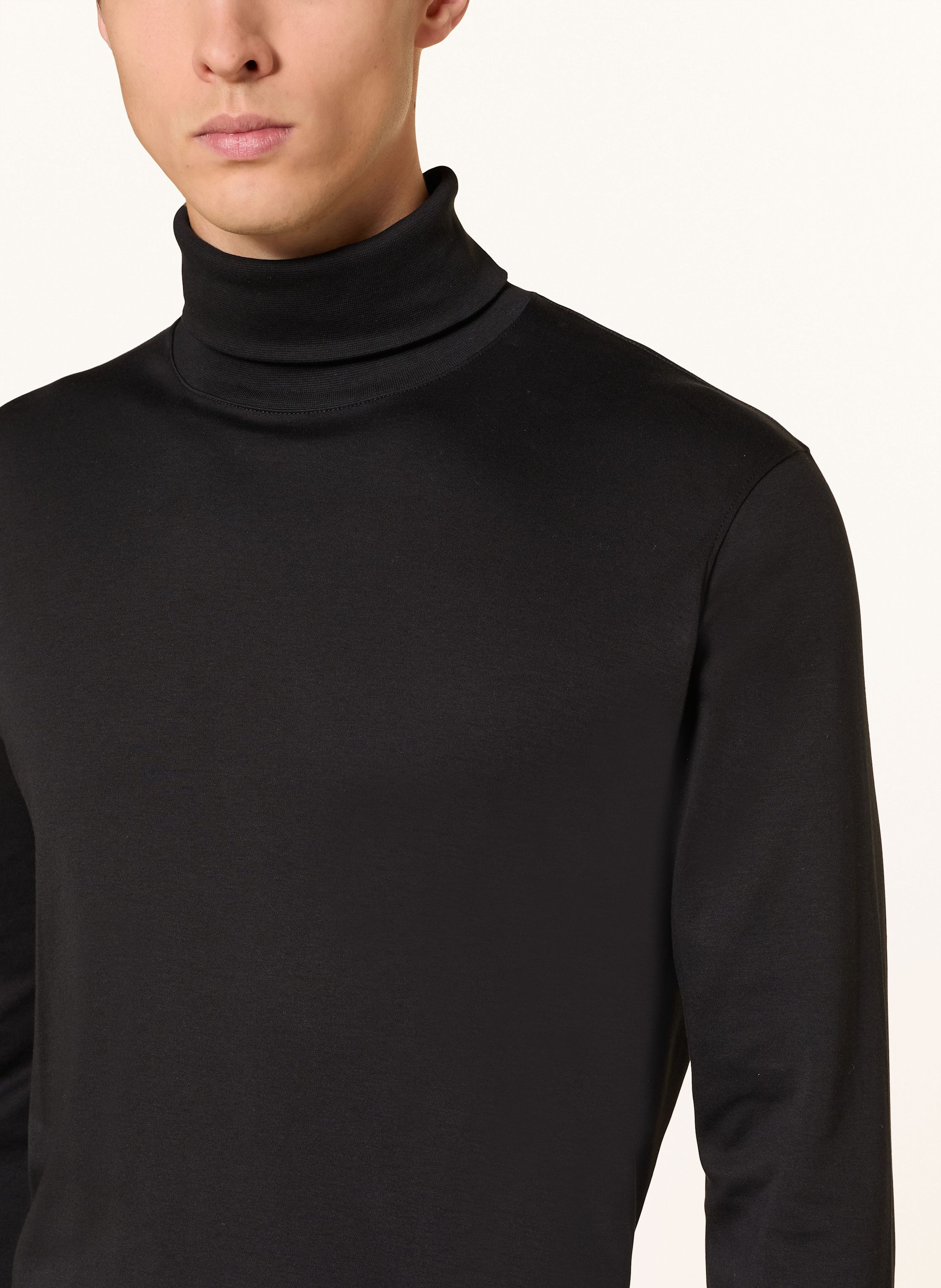 Thumbnail - Ragman Rollkragenshirt schwarz