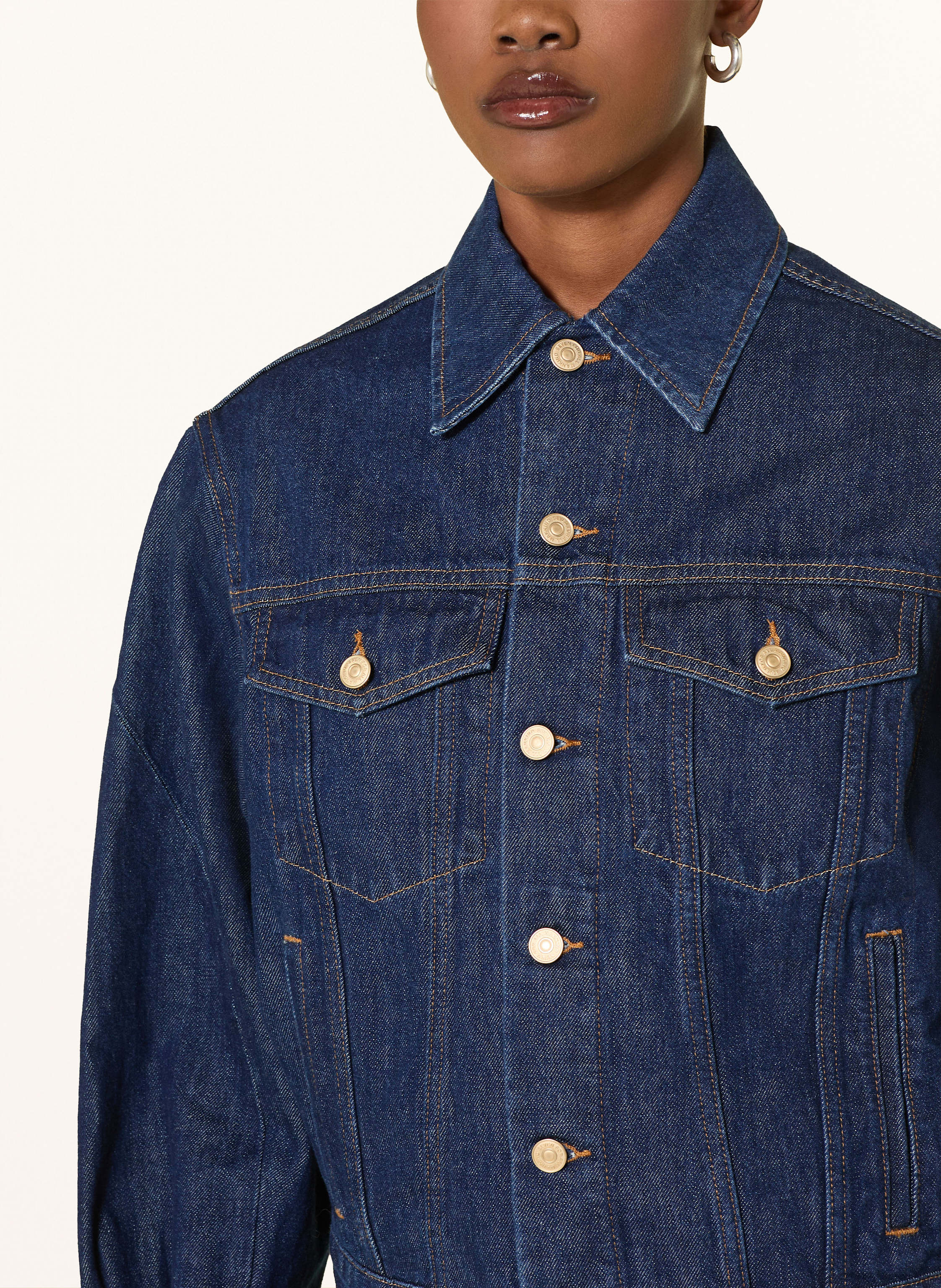 Thumbnail - 7 For All Mankind Jeansjacke Twisted blau