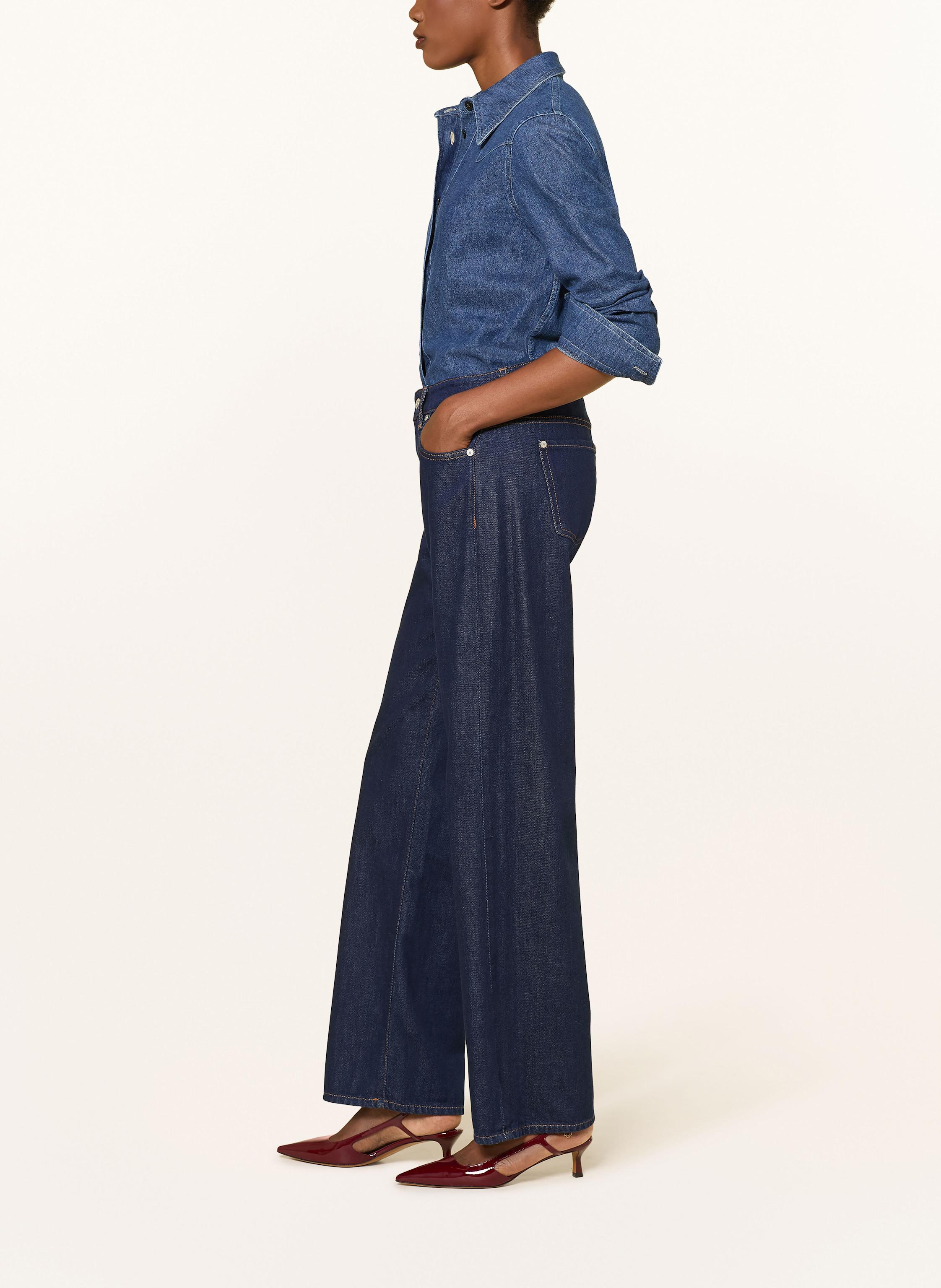 Thumbnail - 7 For All Mankind Straight Jeans Low Straight blau