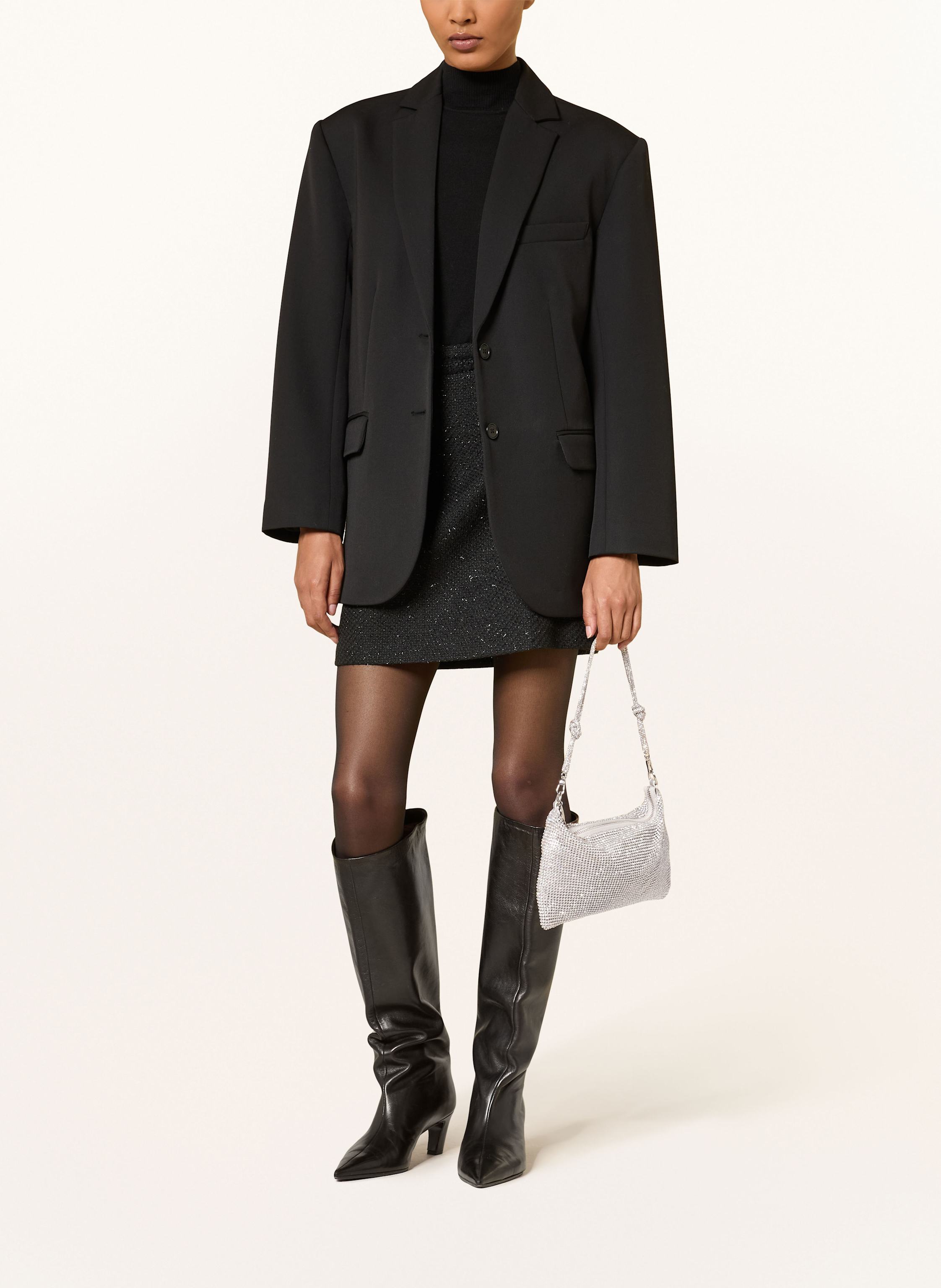 Thumbnail - Seidenfelt Umhängetasche Halilas Mit Schmucksteinen silber