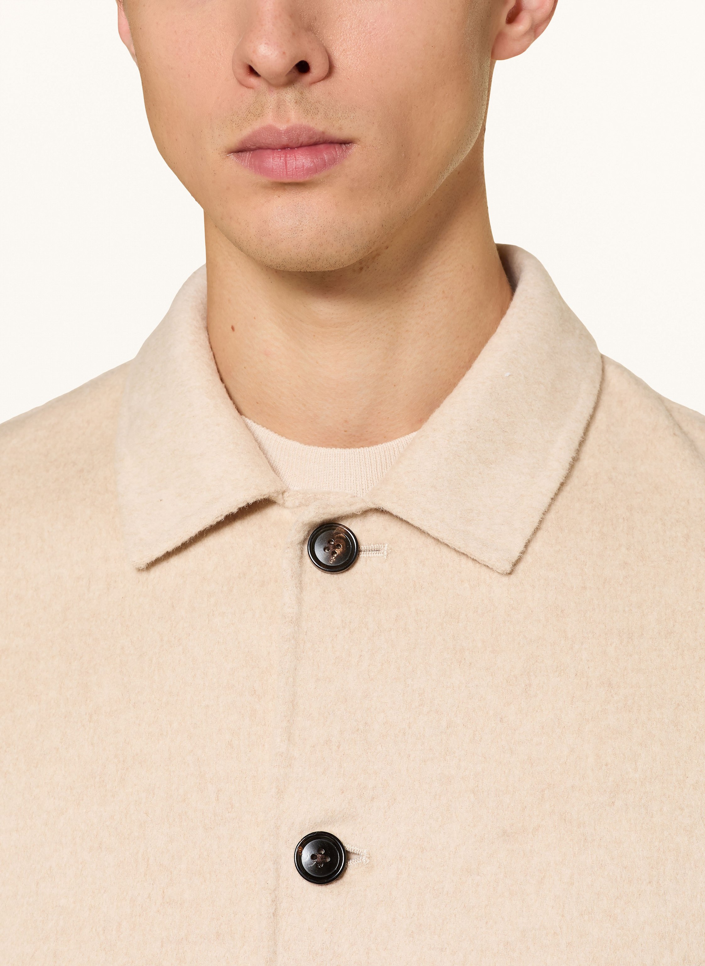 Thumbnail - Profuomo Overshirt beige