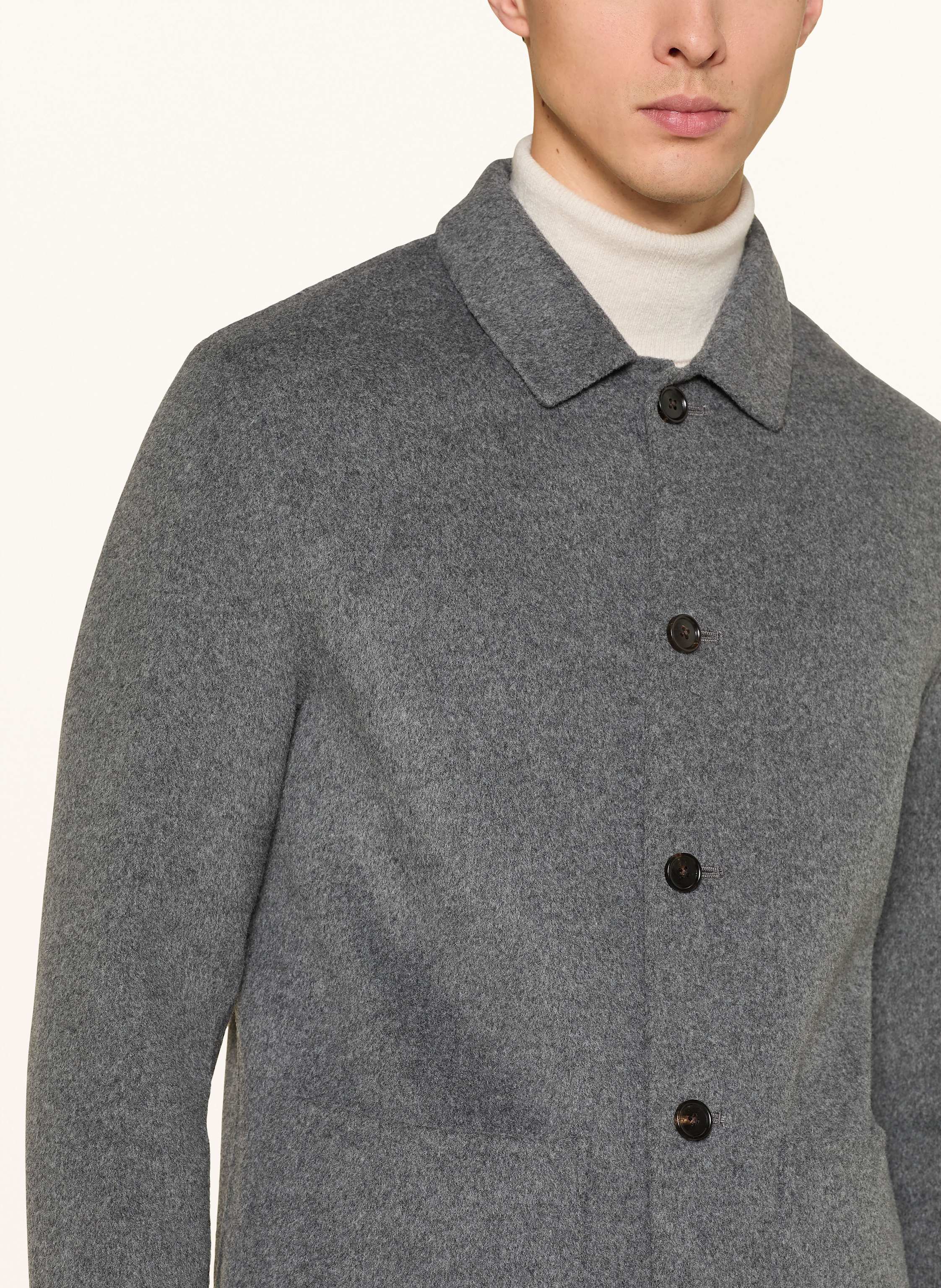 Thumbnail - Profuomo Overshirt grau