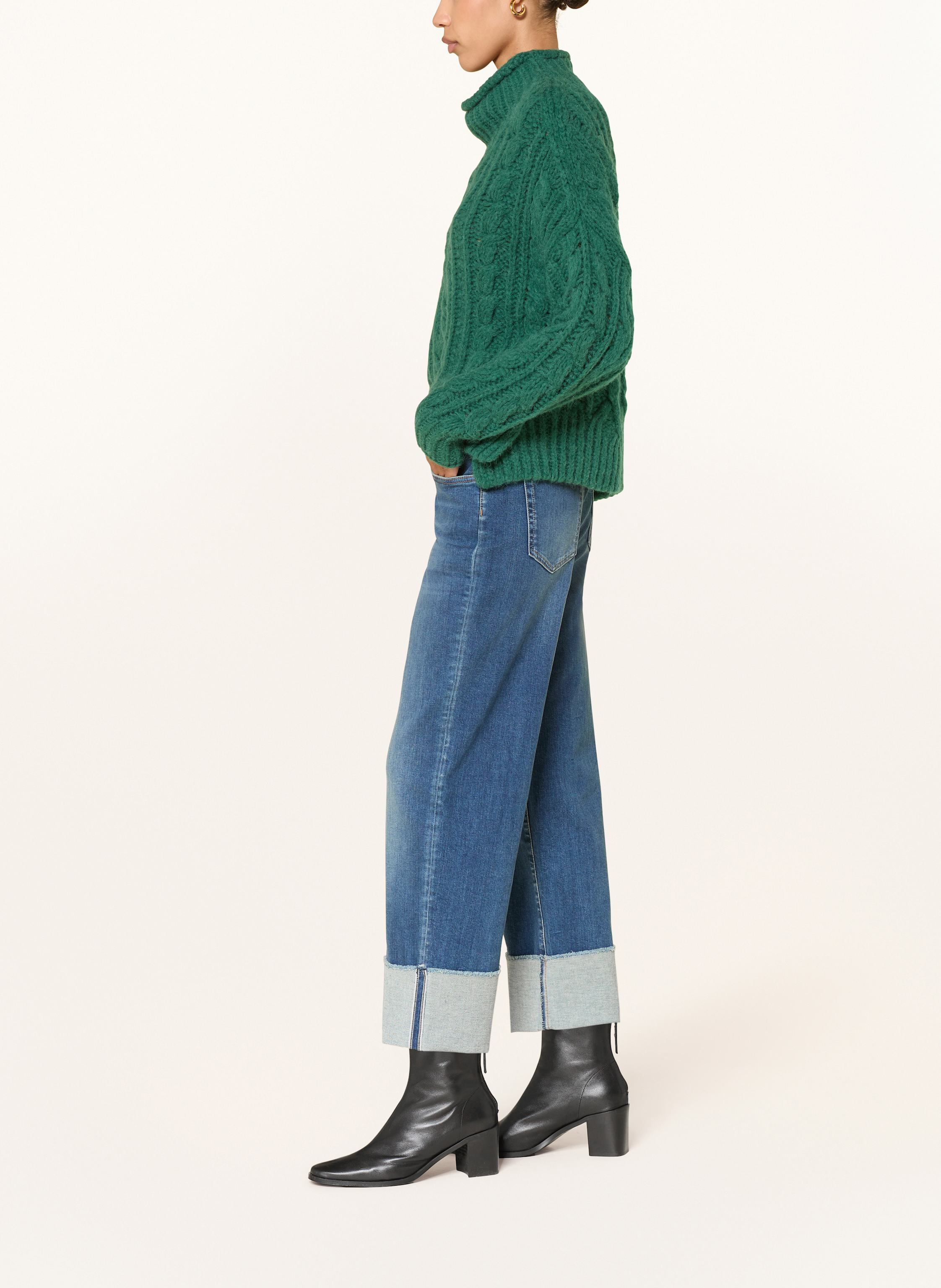 Thumbnail - Marc Cain Wide Leg Jeans Wukari blau