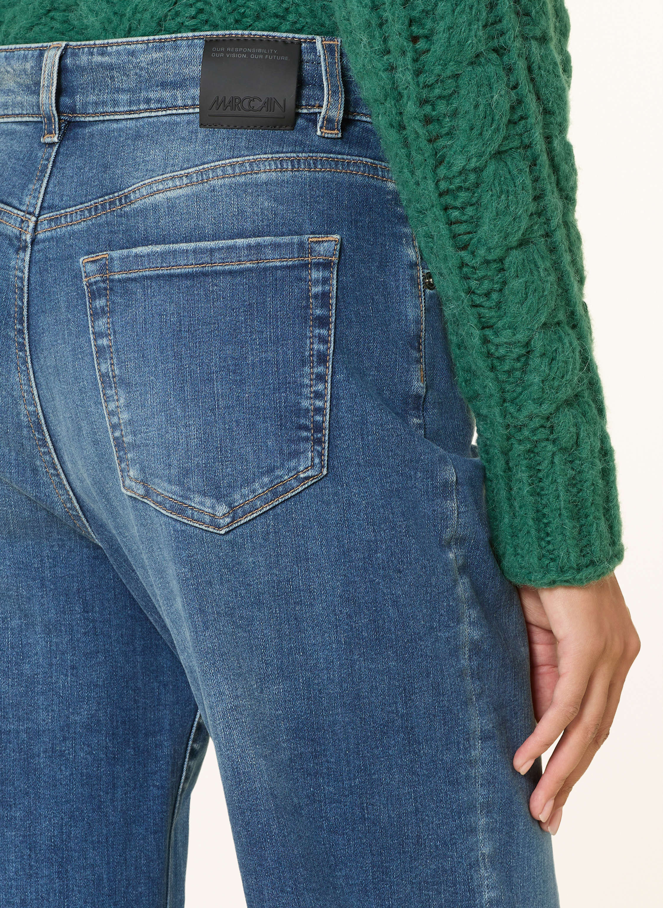 Thumbnail - Marc Cain Wide Leg Jeans Wukari blau