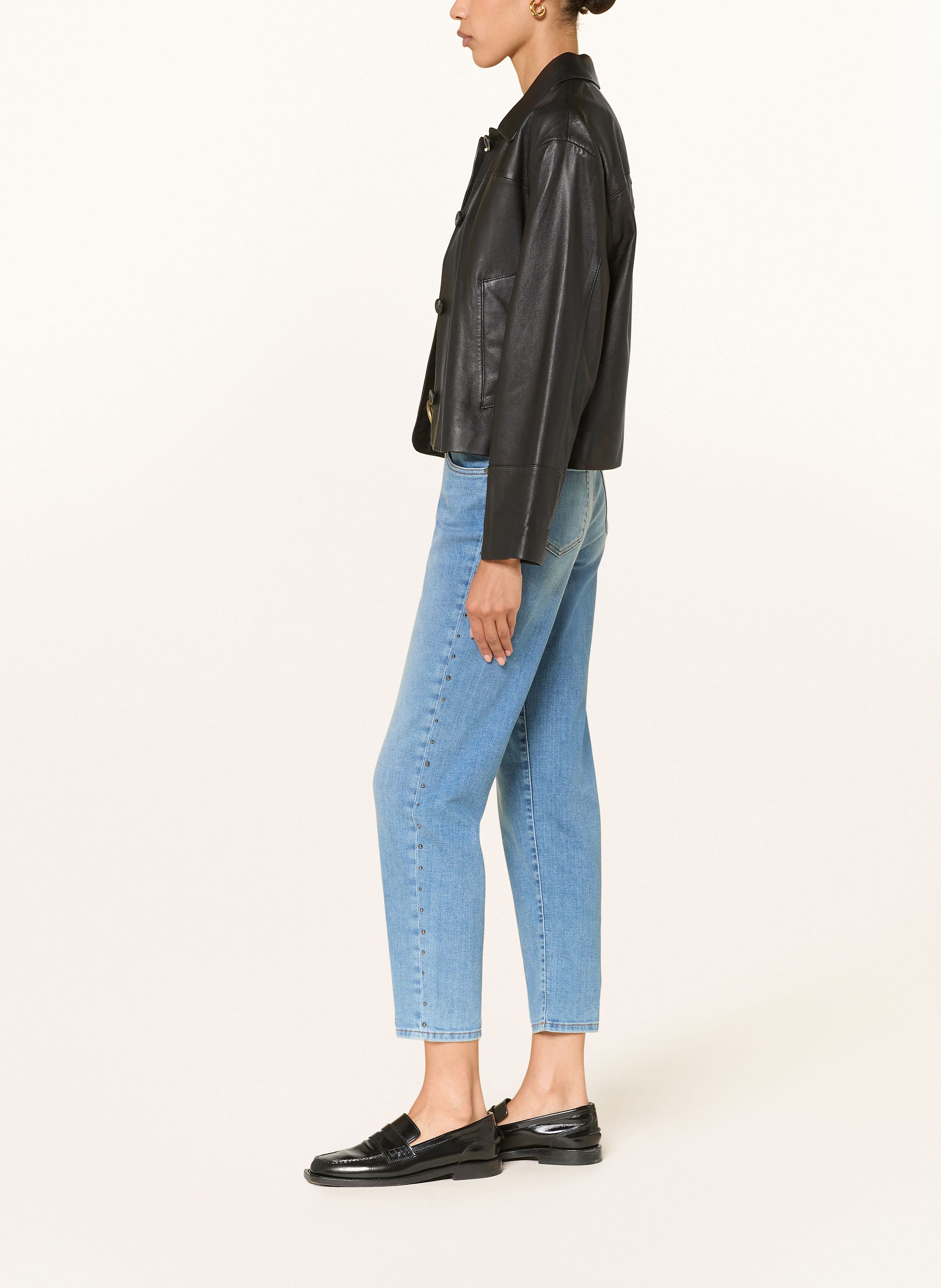 Thumbnail - Marc Cain Mom Jeans Roha Mit Nieten blau