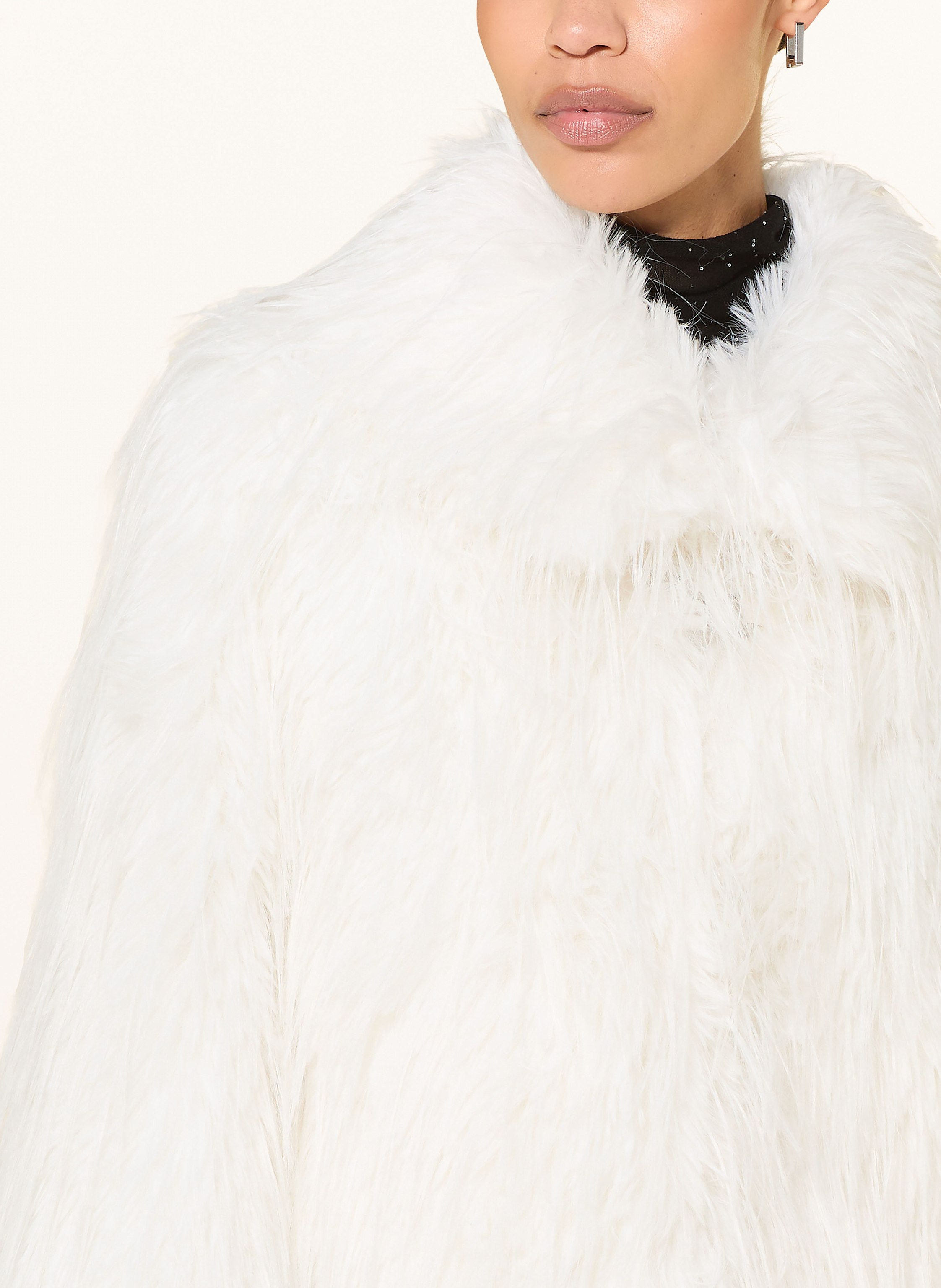 Thumbnail - Pinko Kunstpelz-Jacke Amparo weiss