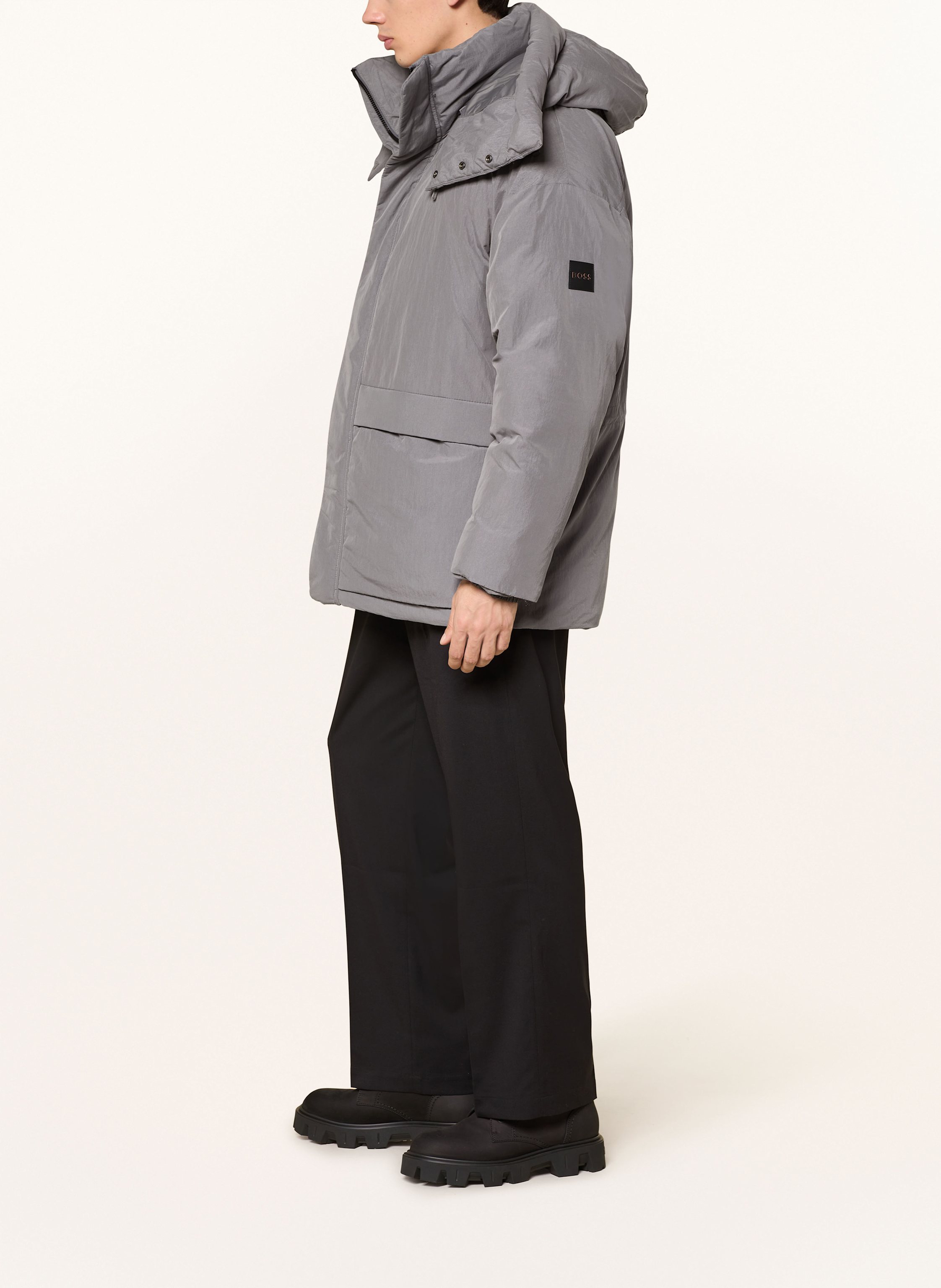 Thumbnail - Boss Parka Onier grau