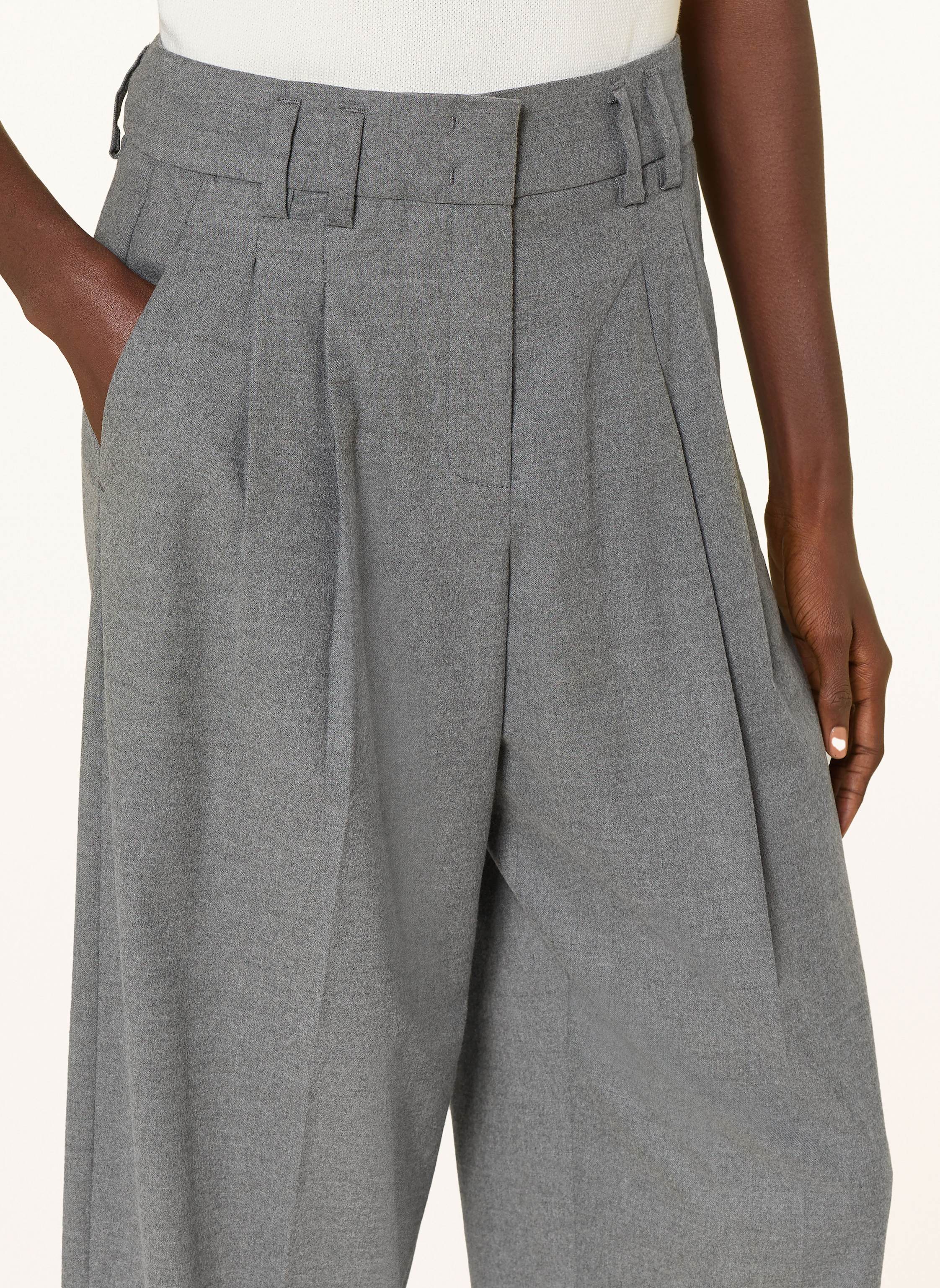 Thumbnail - Raffaello Rossi Culotte Mayla Aus Flanell grau