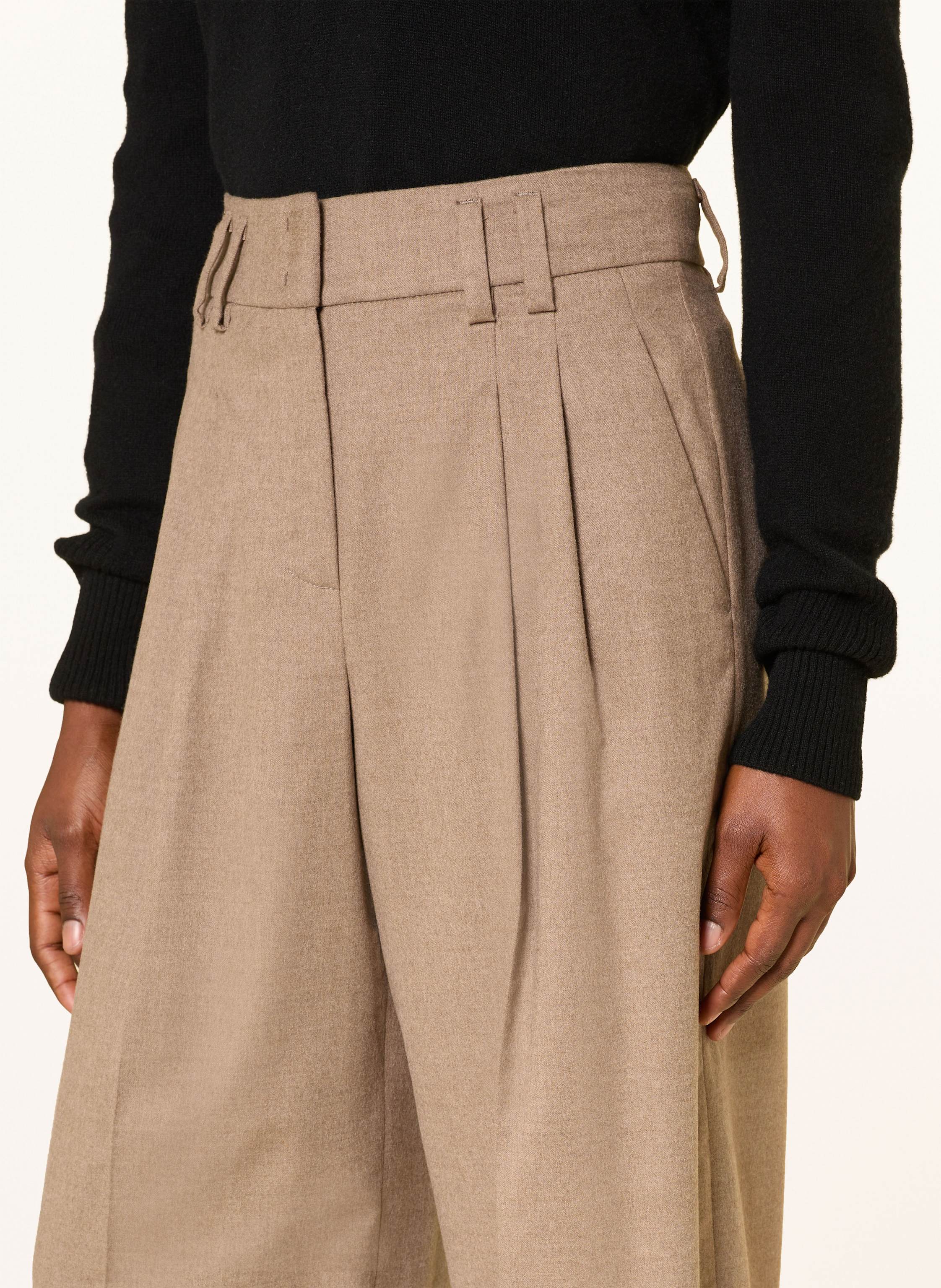 Thumbnail - Raffaello Rossi Culotte Mayla Aus Flanell beige