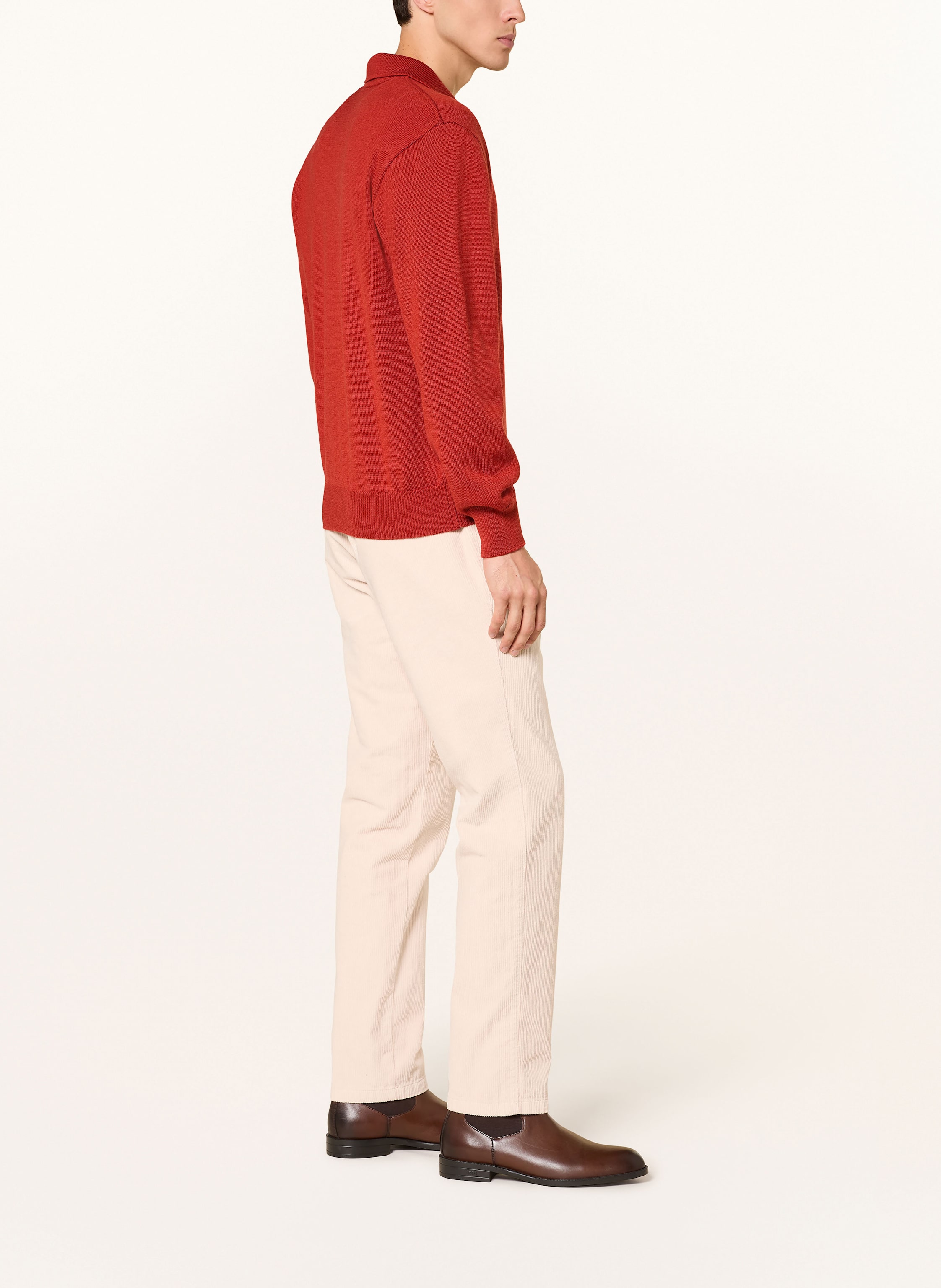 Thumbnail - Hiltl Cordchino Slim Fit weiss