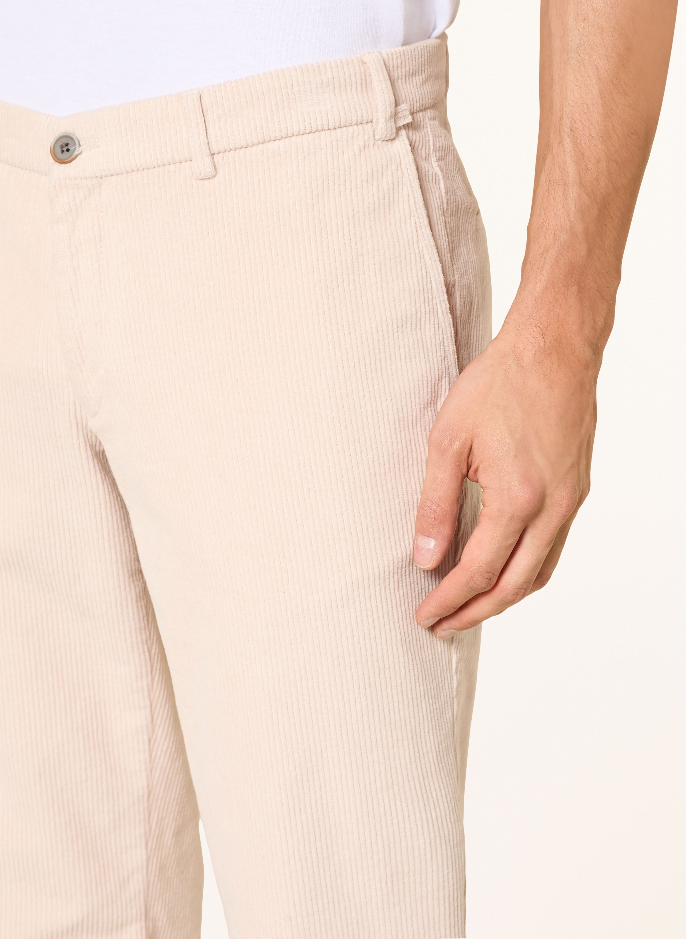 Thumbnail - Hiltl Cordchino Slim Fit weiss