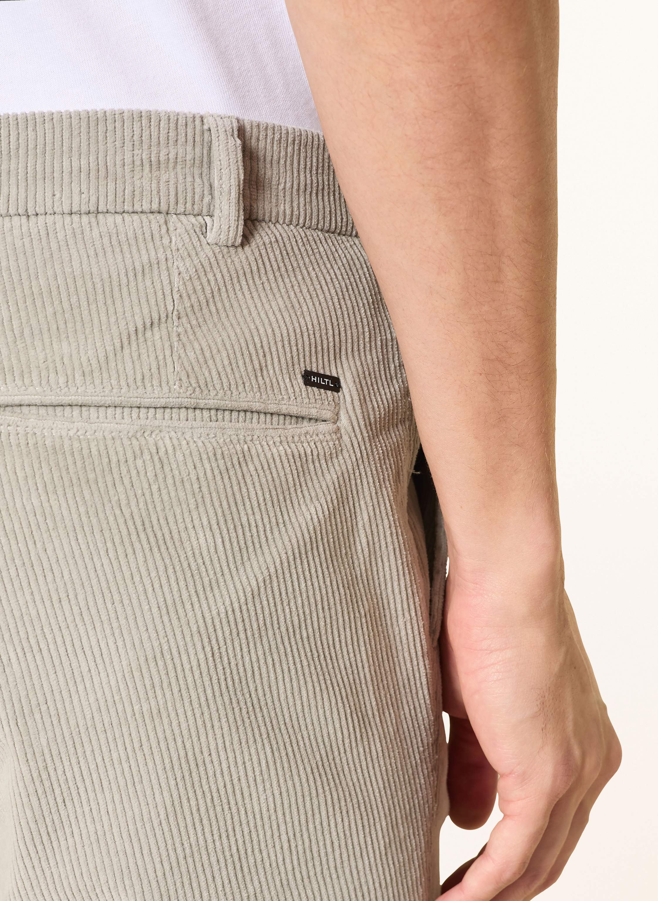 Thumbnail - Hiltl Cordchino Slim Fit grau