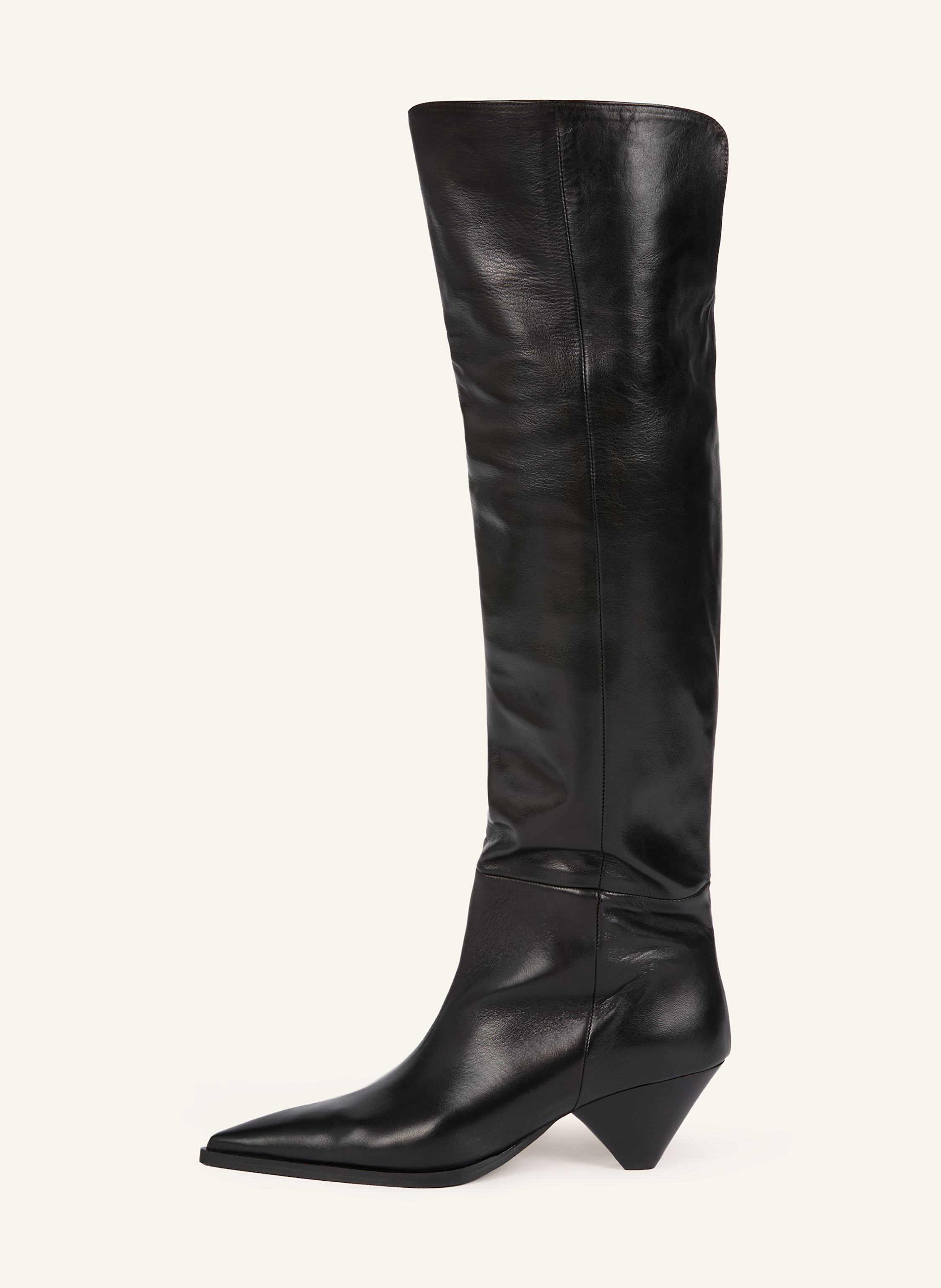 Thumbnail - Thea Mika Overknee-Stiefel schwarz