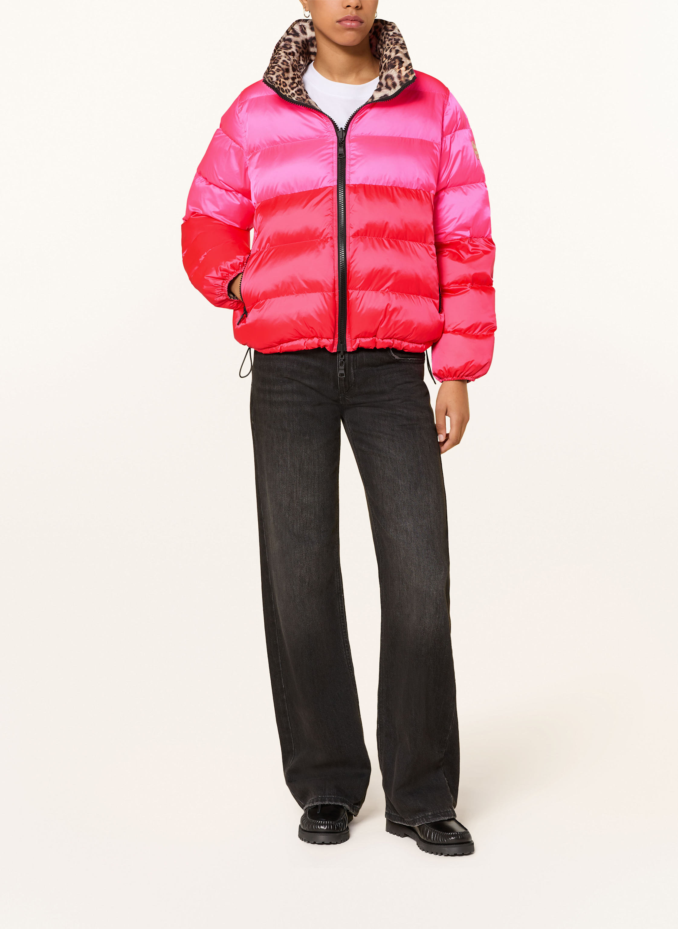 Thumbnail - No.1 Como Steppjacke Zum Wenden pink