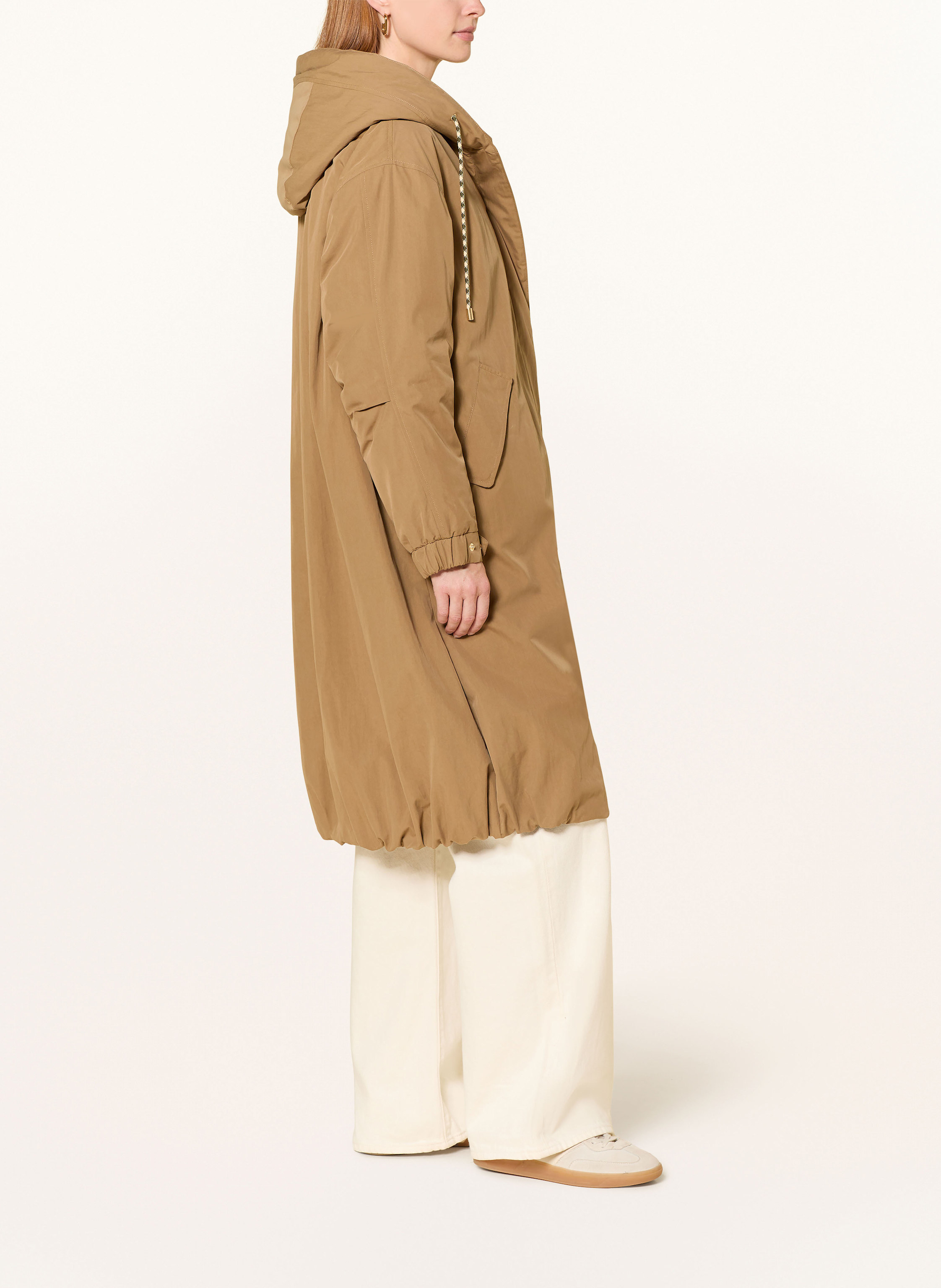 Thumbnail - No.1 Como Parka Mit Teddyfell beige