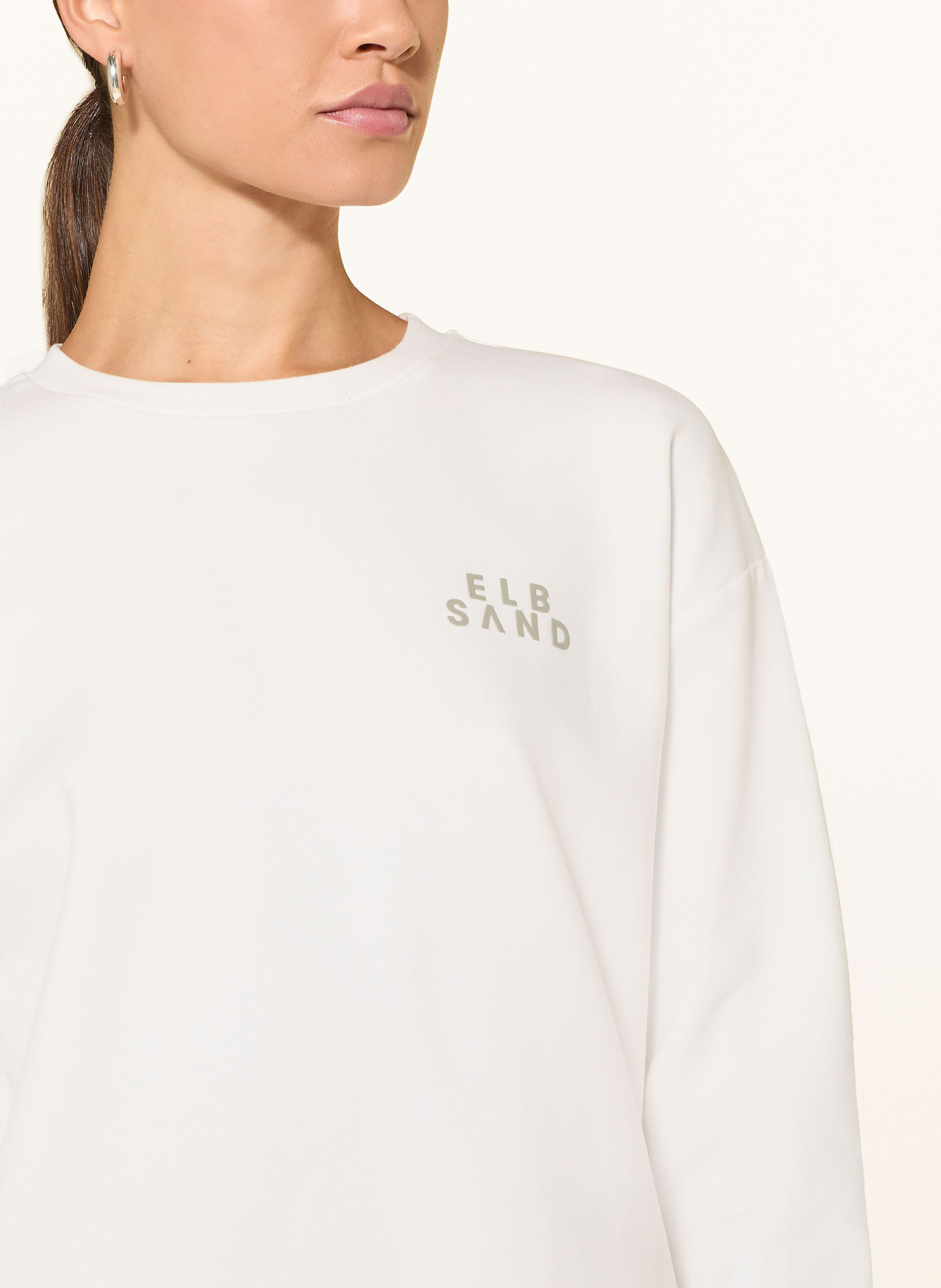 Thumbnail - Elbsand Sweatshirt Caris weiss