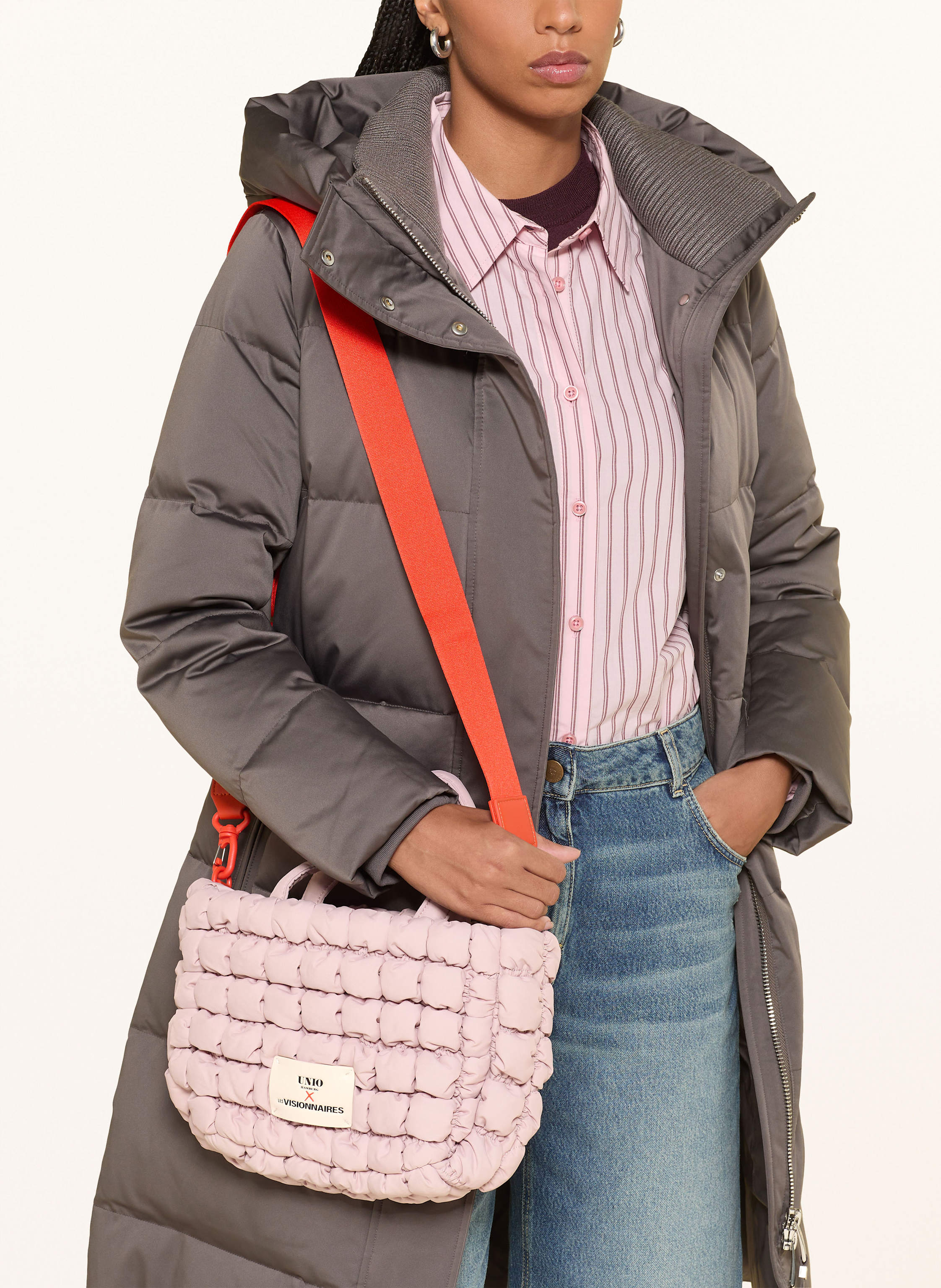 Thumbnail - Unio Handtasche Cortina Bubble Small rosa
