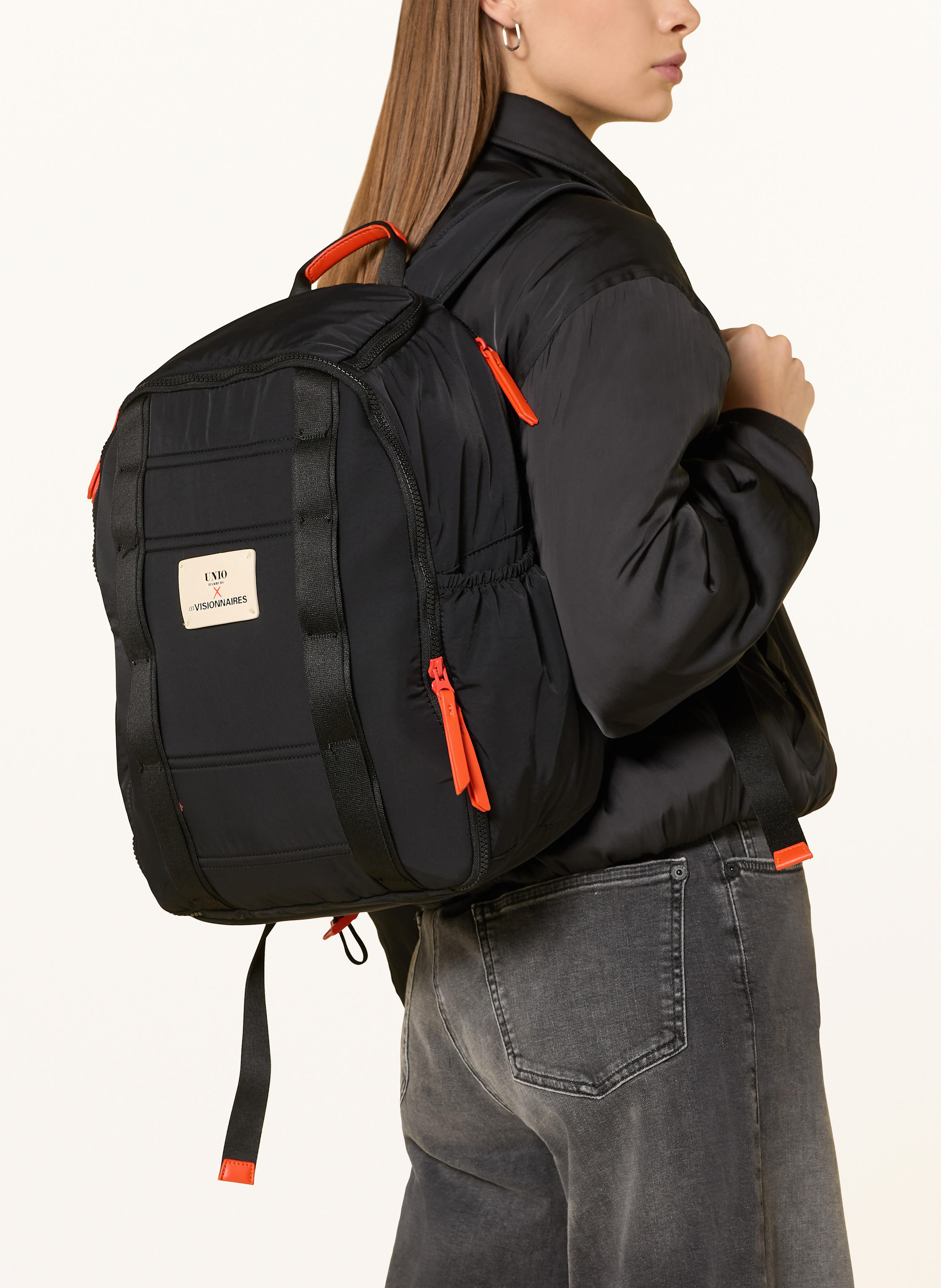 Thumbnail - Unio Rucksack Puffy Mit Laptop-Fach schwarz