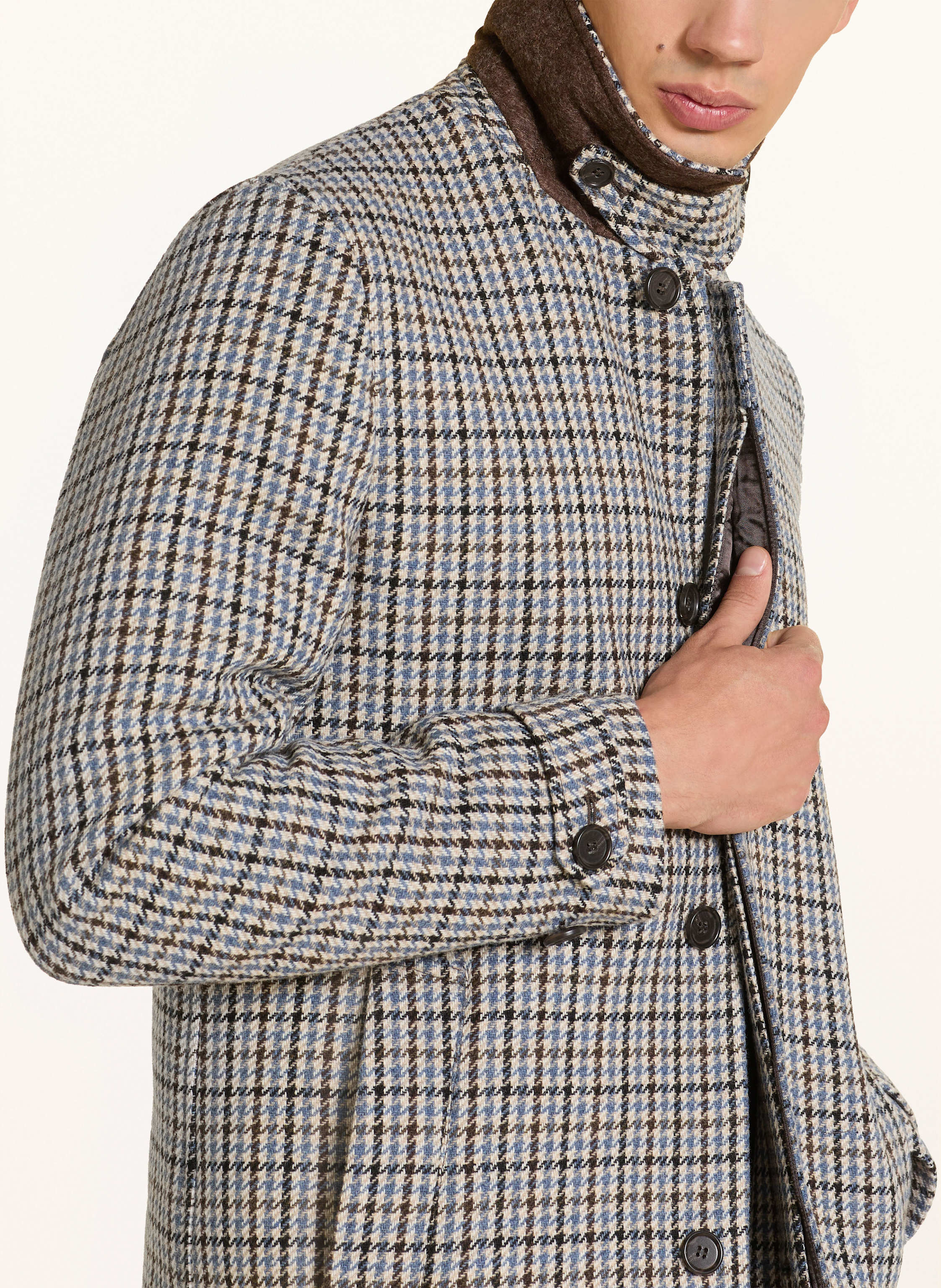 Thumbnail - Tiger Of Sweden Mantel Cane blau