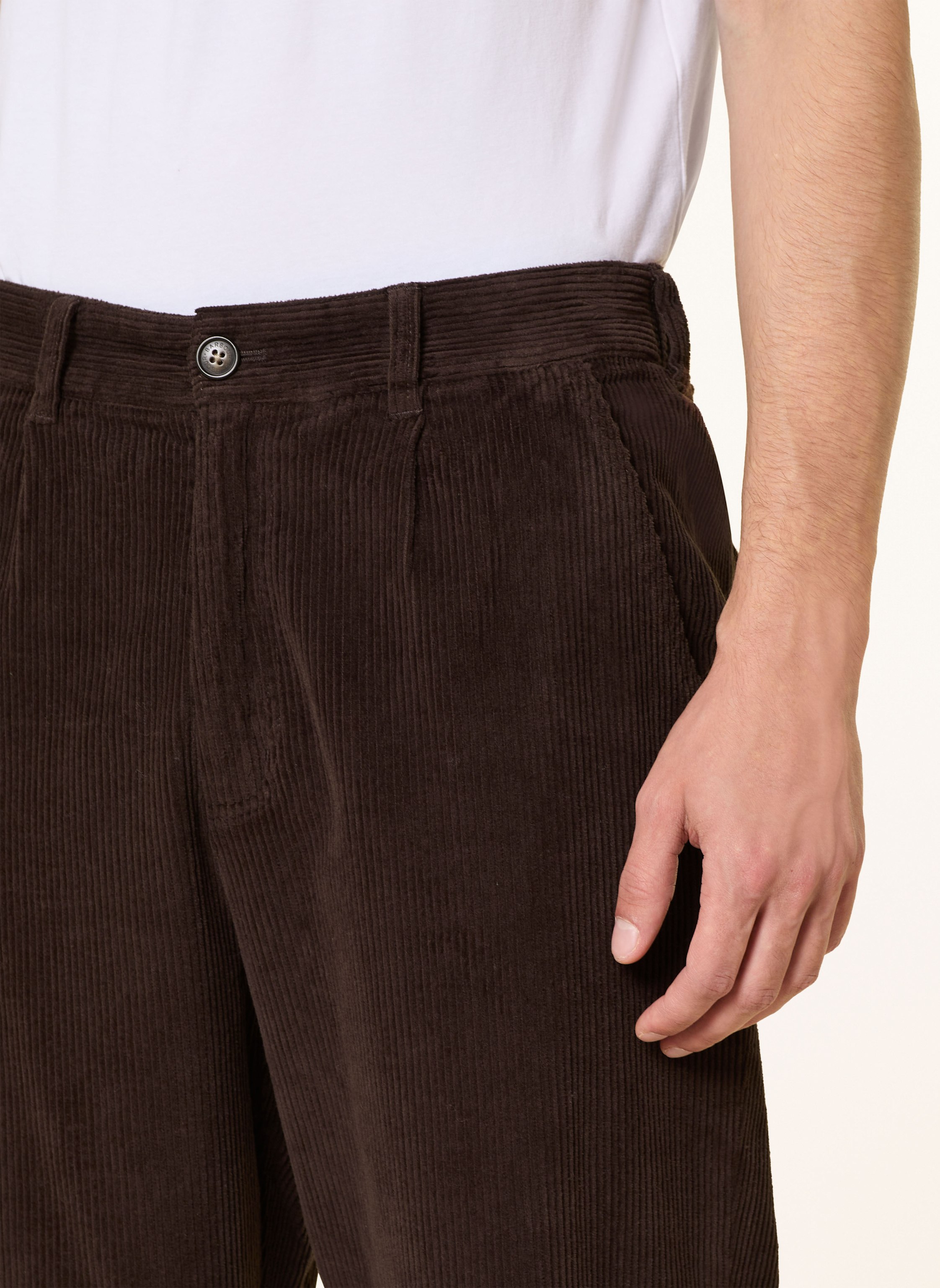 Thumbnail - Barbour Cordchino Stretch braun