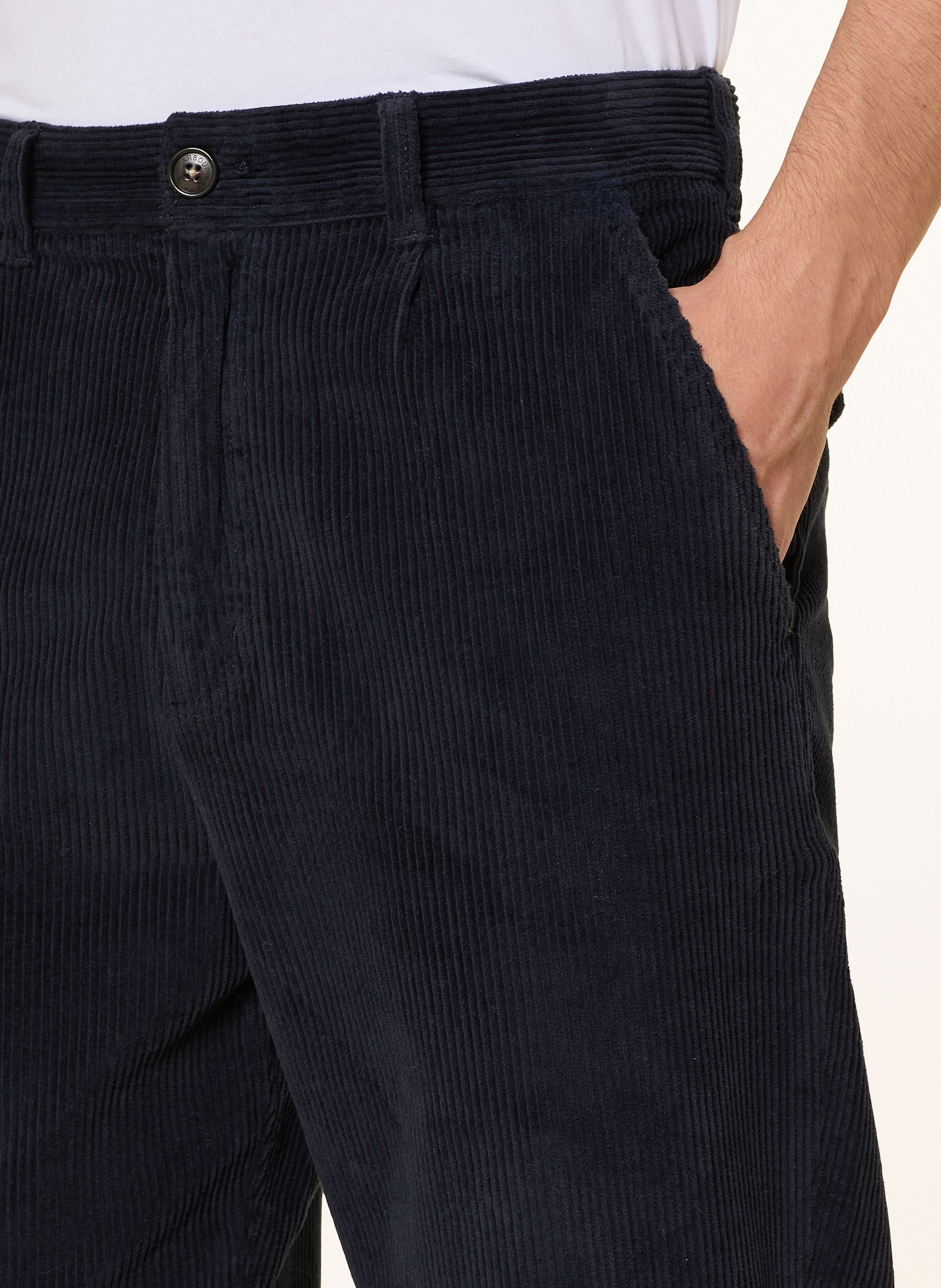 Thumbnail - Barbour Cordchino Stretch blau