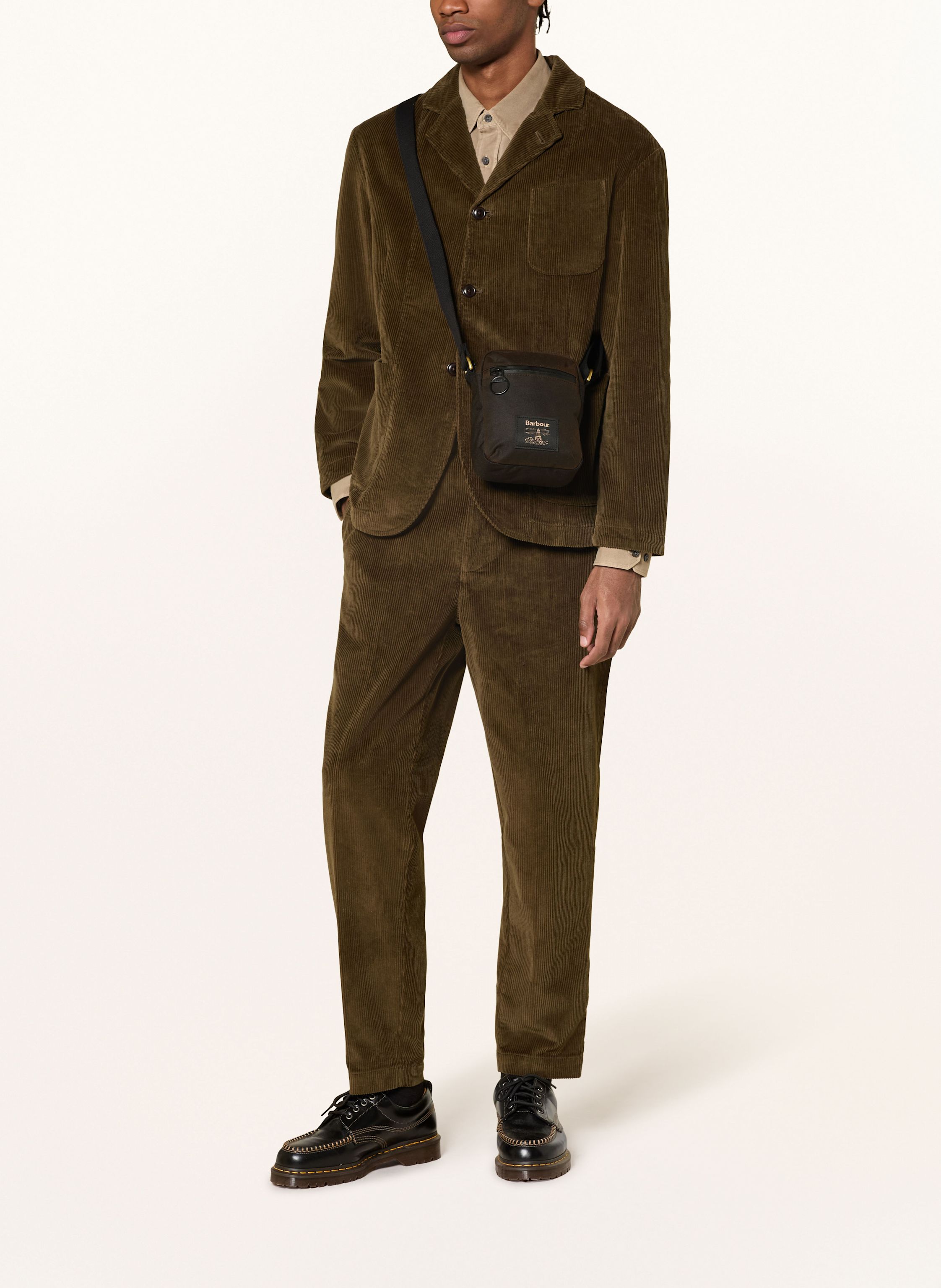 Thumbnail - Barbour Umhängetasche Field Wax gruen