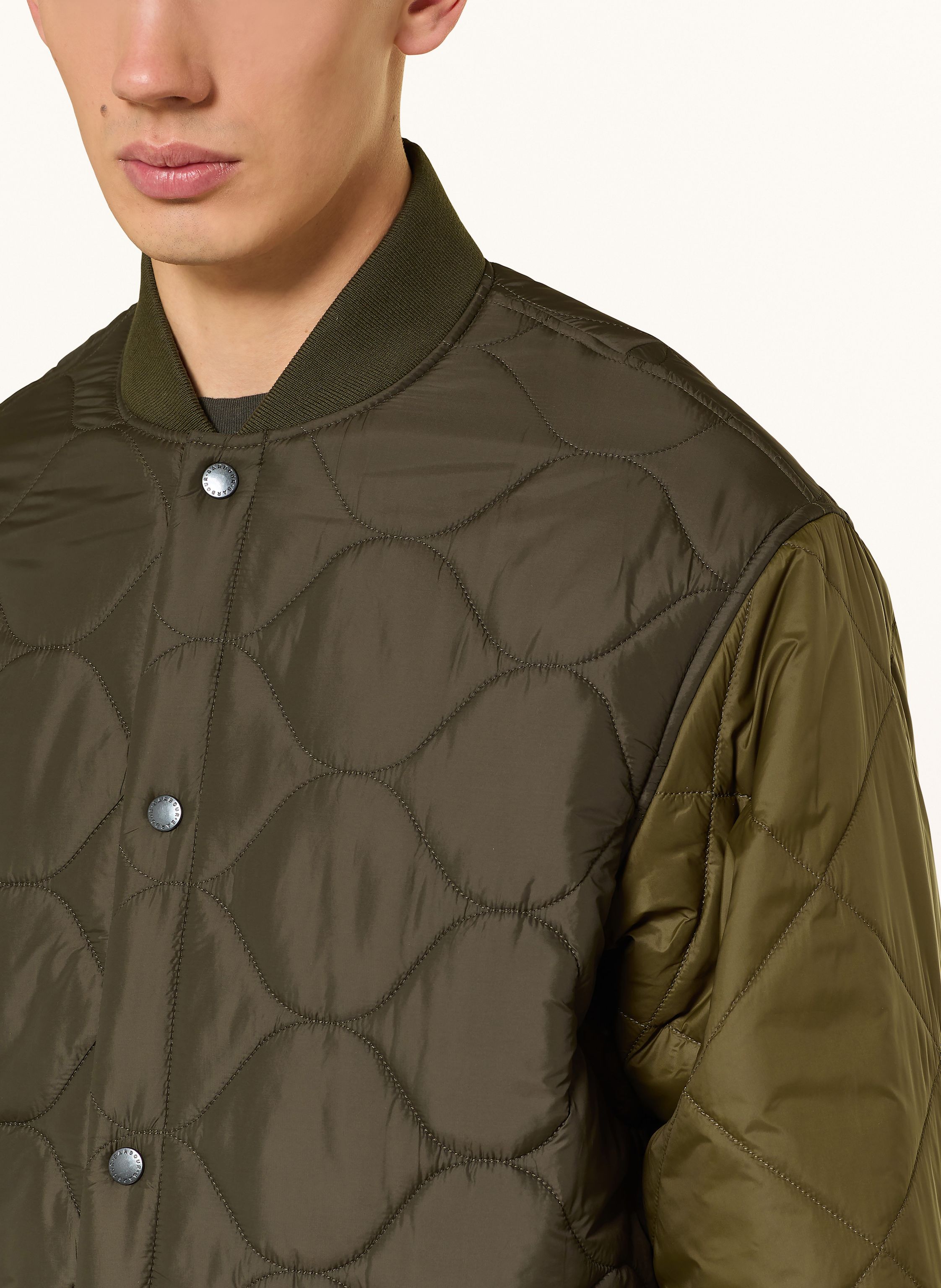 Thumbnail - Barbour Steppjacke Cording gruen