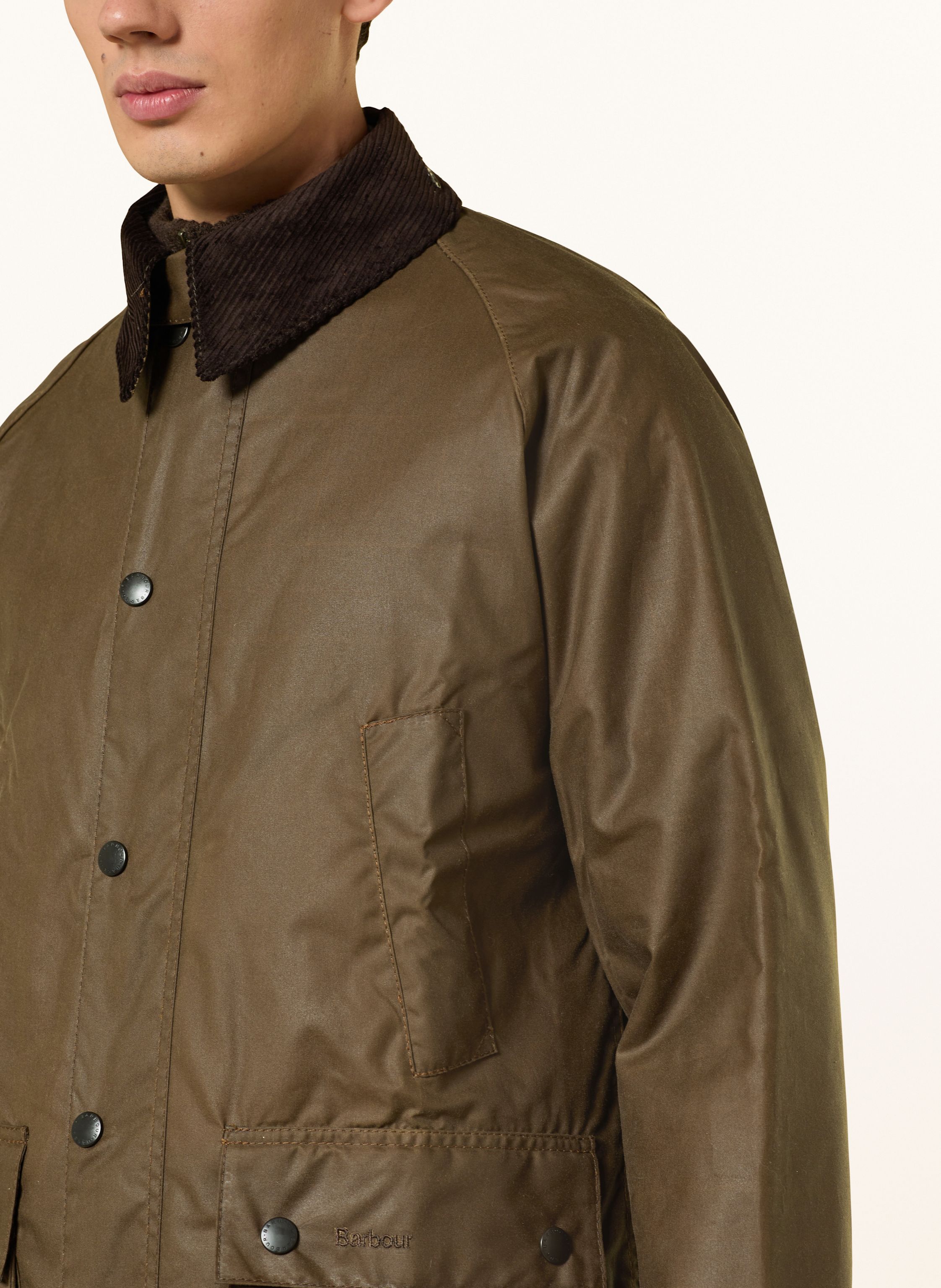 Thumbnail - Barbour Fieldjacket Bedale Wax braun