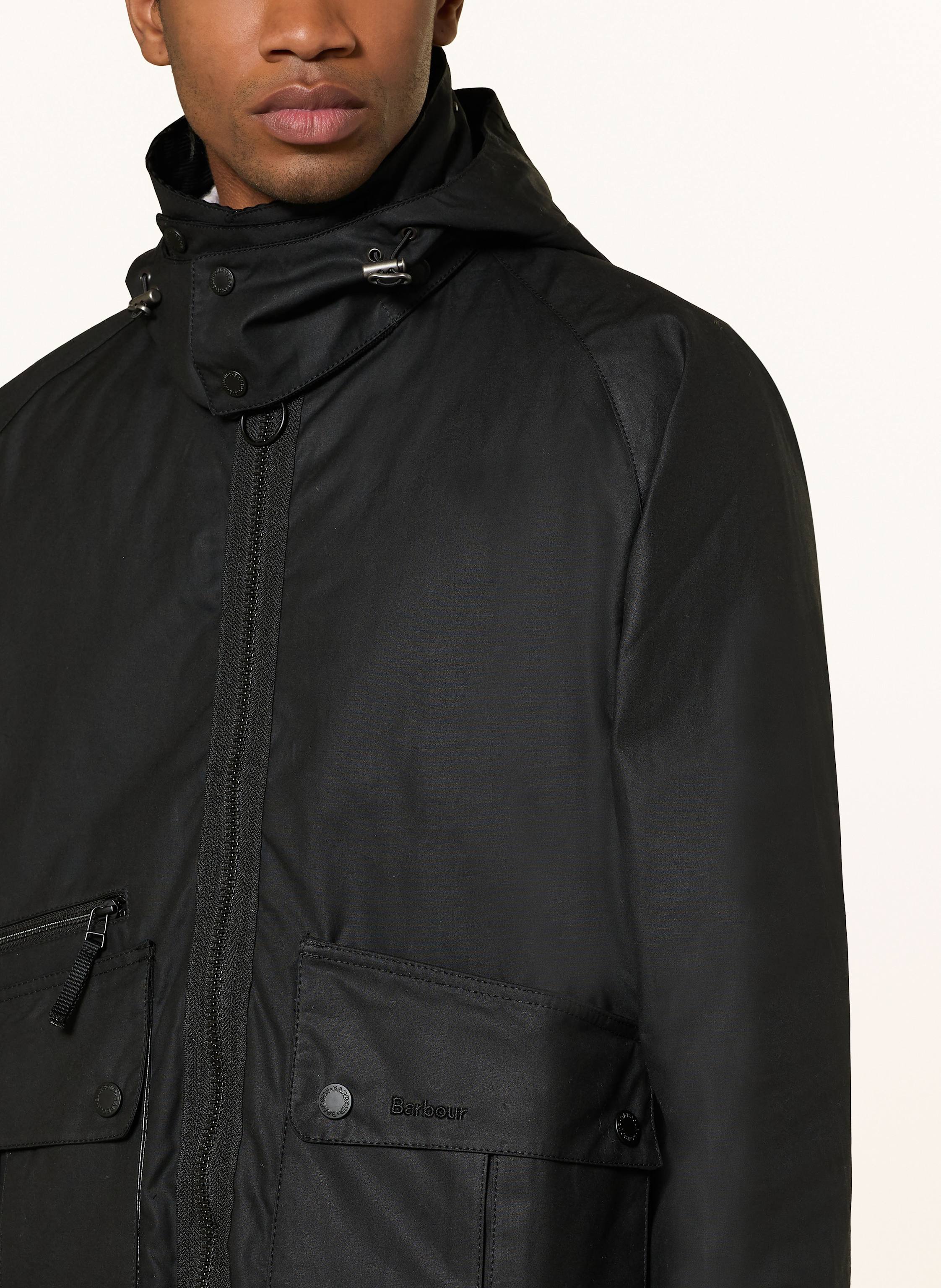 Thumbnail - Barbour Fieldjacket Mit Abnehmbarem Kragen schwarz
