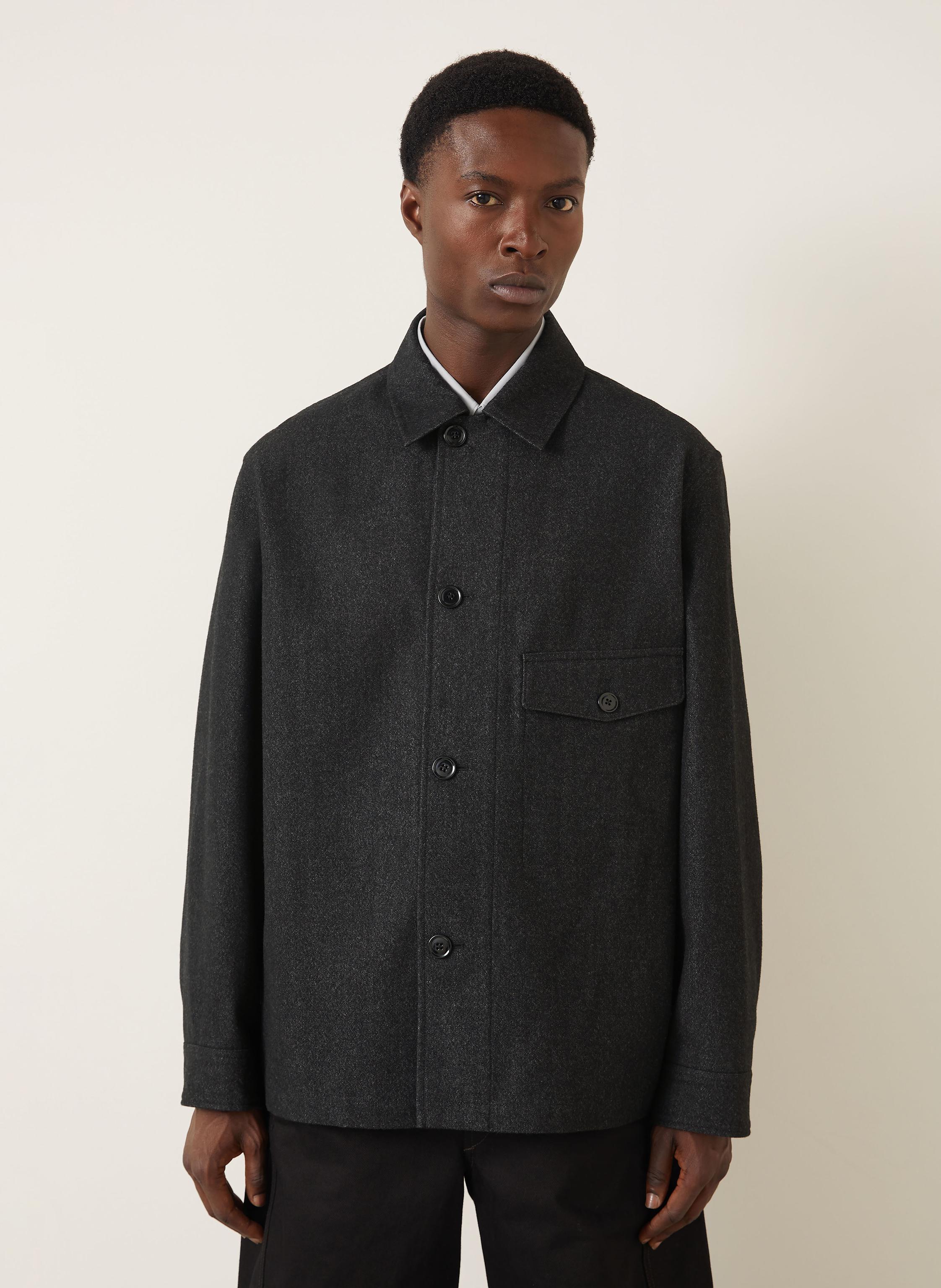 Thumbnail - Lemaire Overshirt schwarz